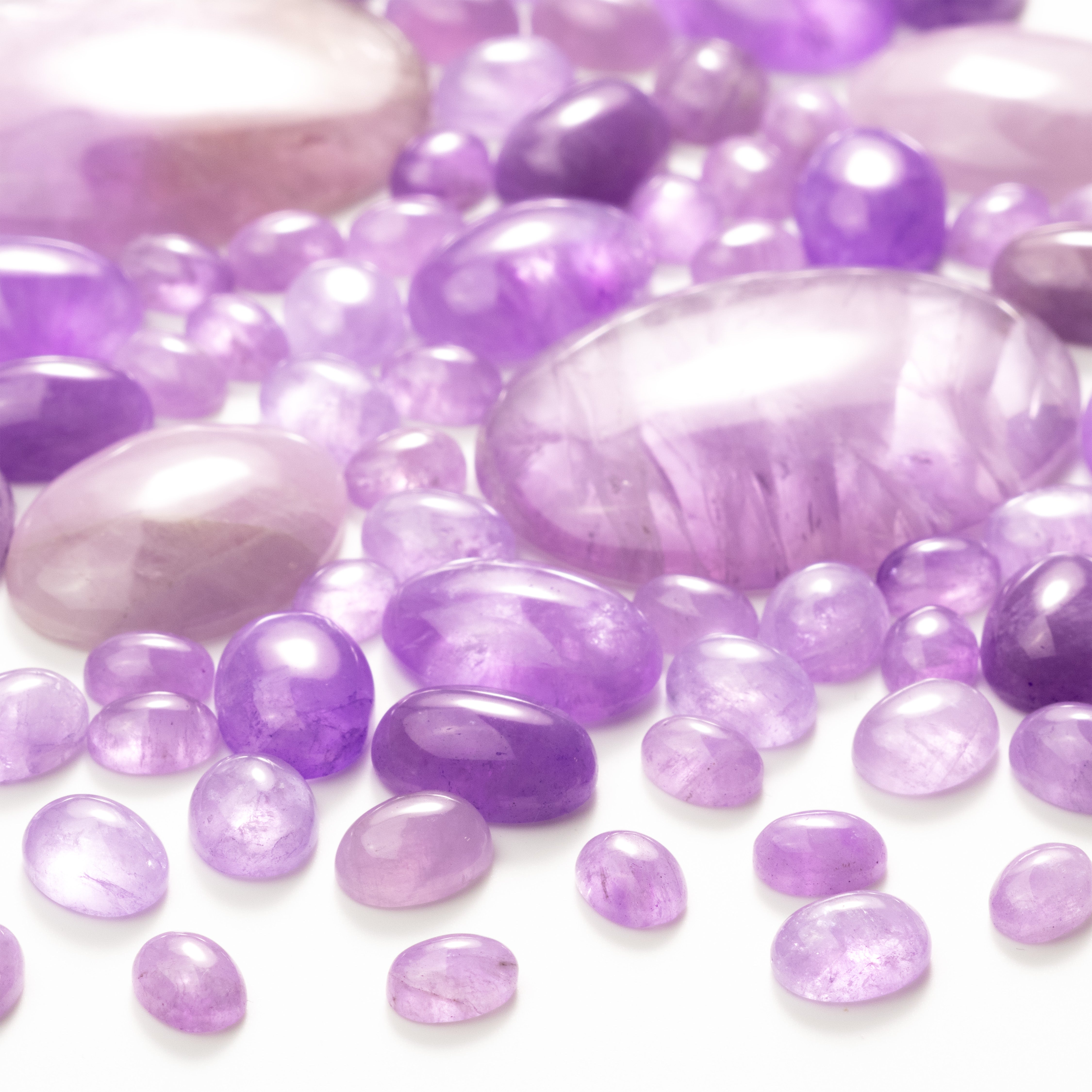 Lavender Amethyst Cabochons