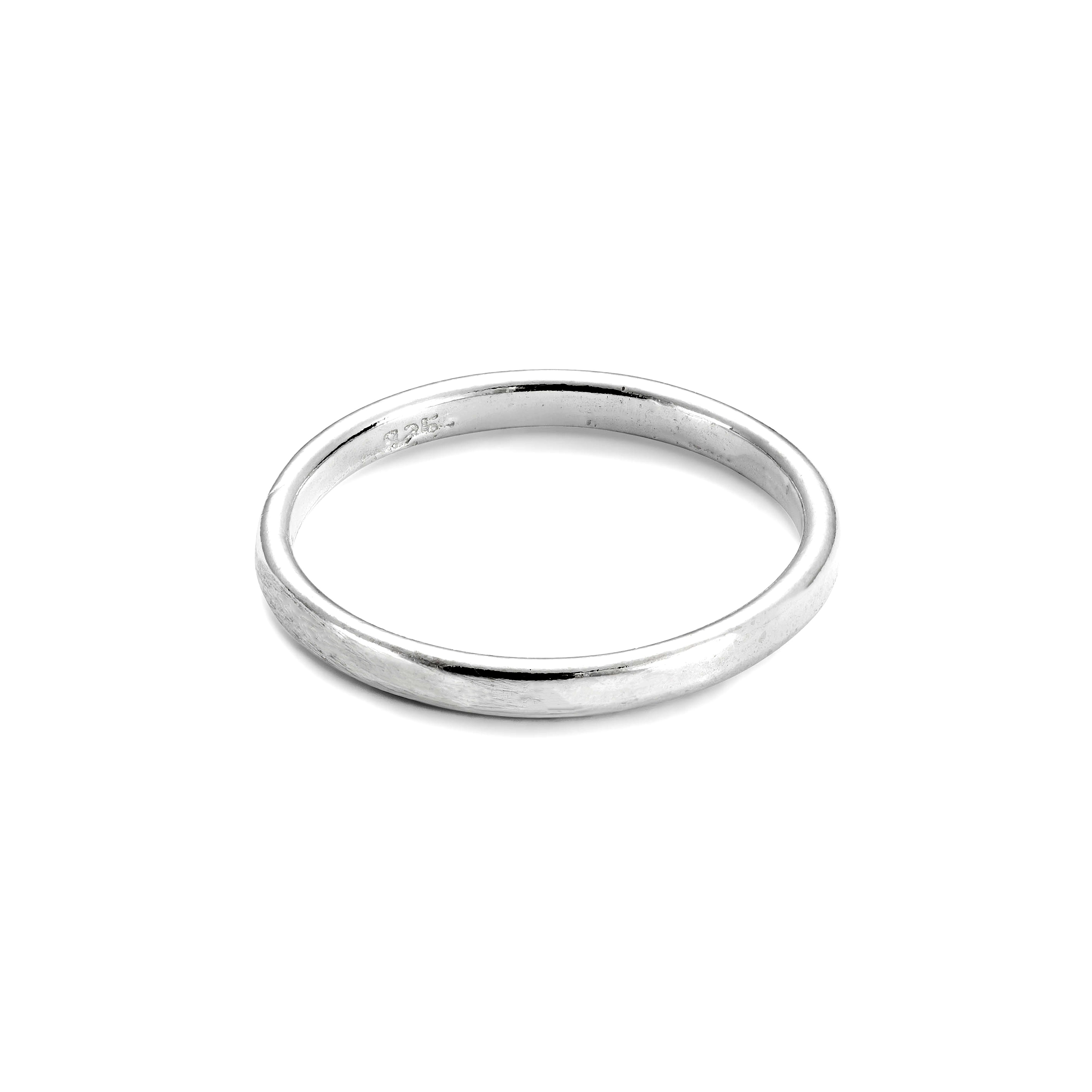 Sterling Silver Plain Band Ring
