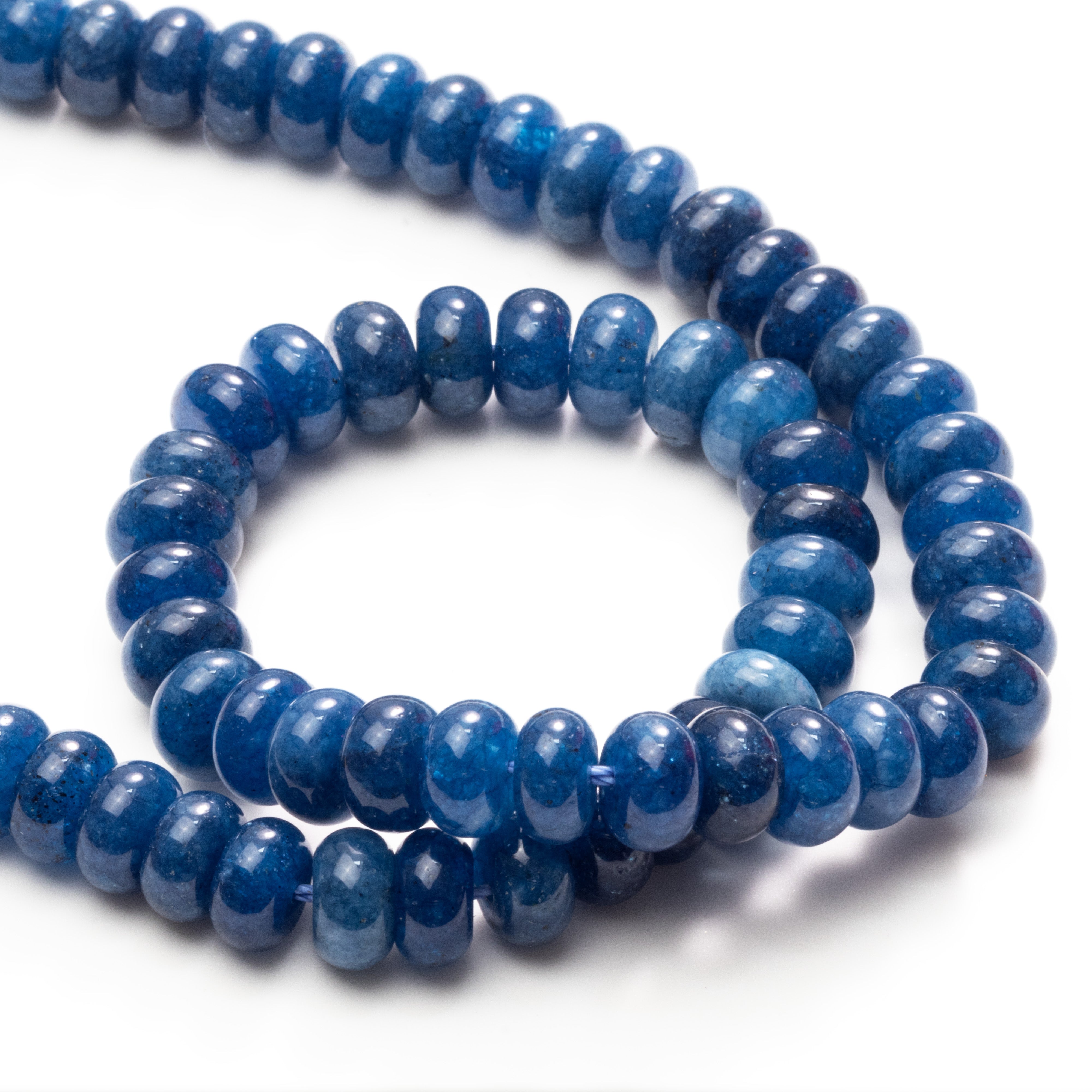 Jade Rondelle Beads
