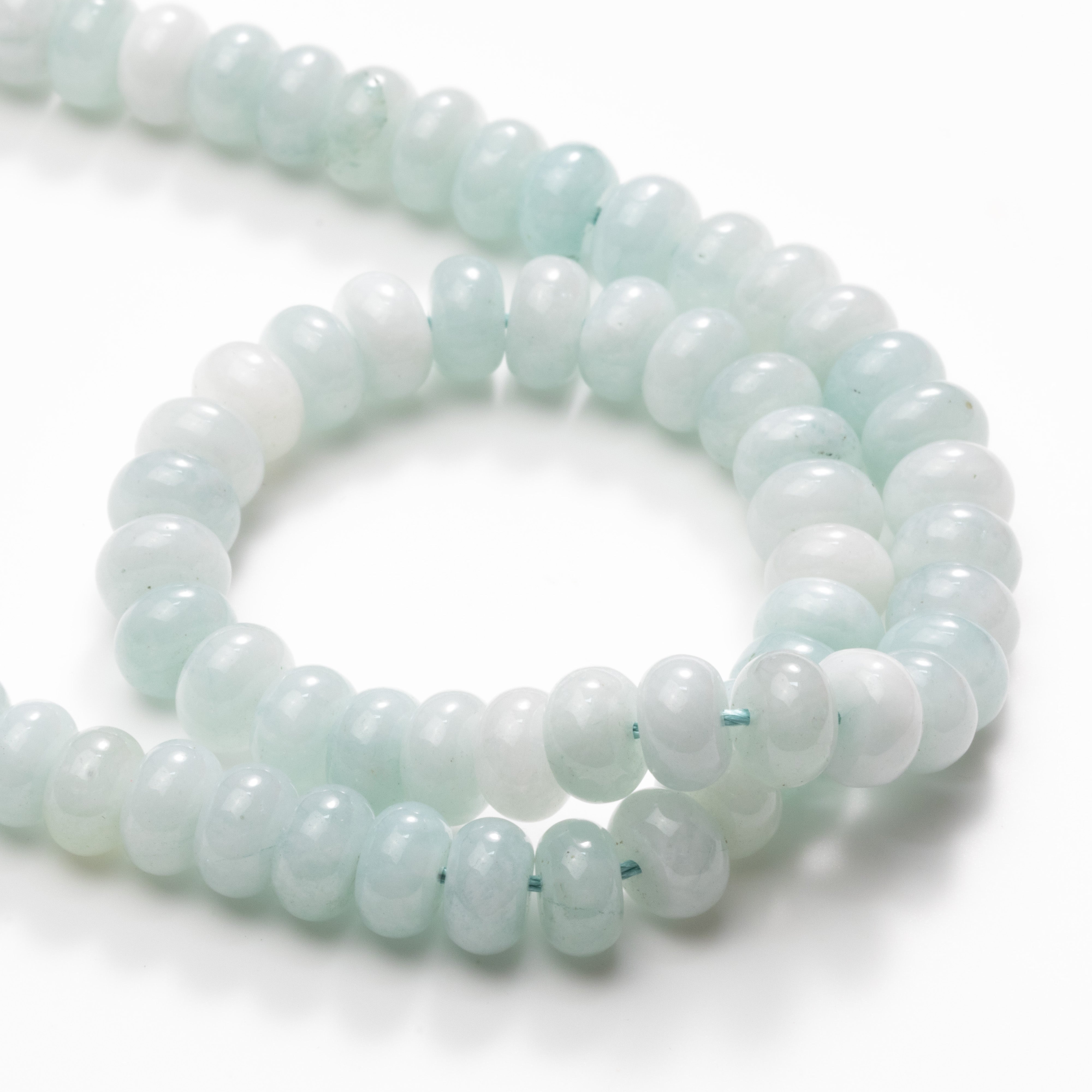 Jade Rondelle Beads