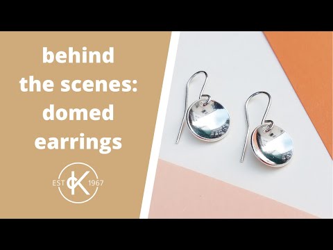 Behind The Scenes: Making Domed Earrings With JAS Jewellery | Kernowcraft