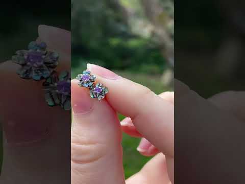 Flower & Leaf Gemstone Bead Jewellery 🌸 #Shorts