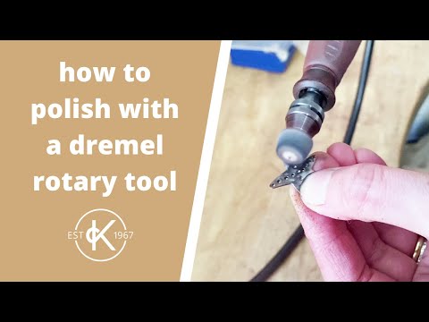 How To Polish With A Dremel Rotary Tool | Metalsmithing Tips | Top Tip Tuesday | Kernowcraft