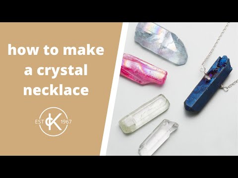 How To Make A Crystal Necklace | Kernowcraft