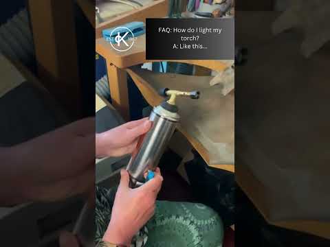 🔥 How To Light A Torch For Jewellery Making 🔥
