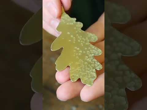 DIY Brass Decoration 🍁 #Shorts