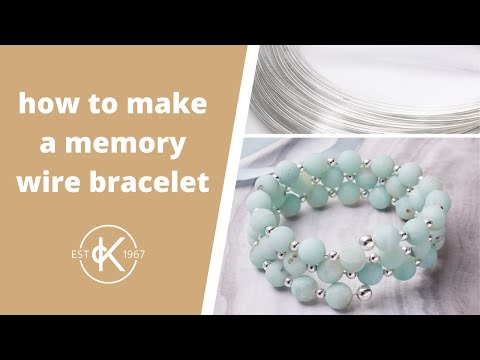 How To Make A Memory Wire Bracelet | Kernowcraft