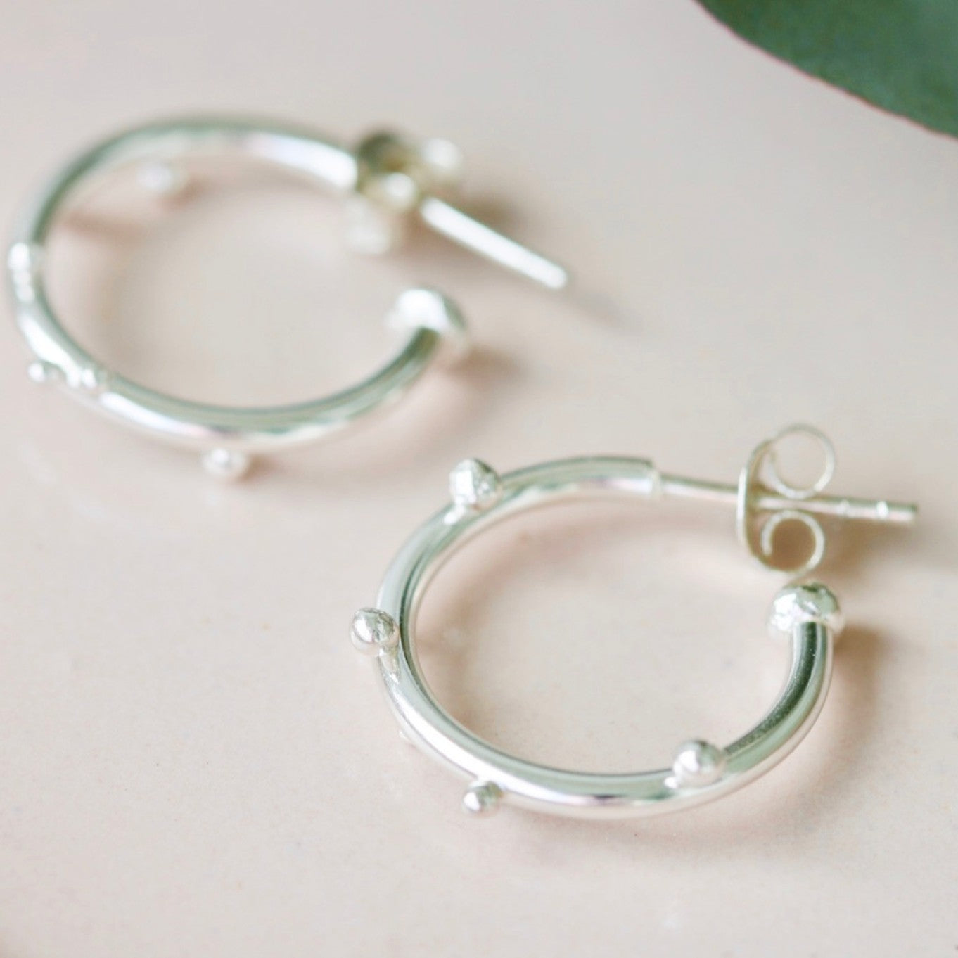 How To Make Granulated Hoop Earrings