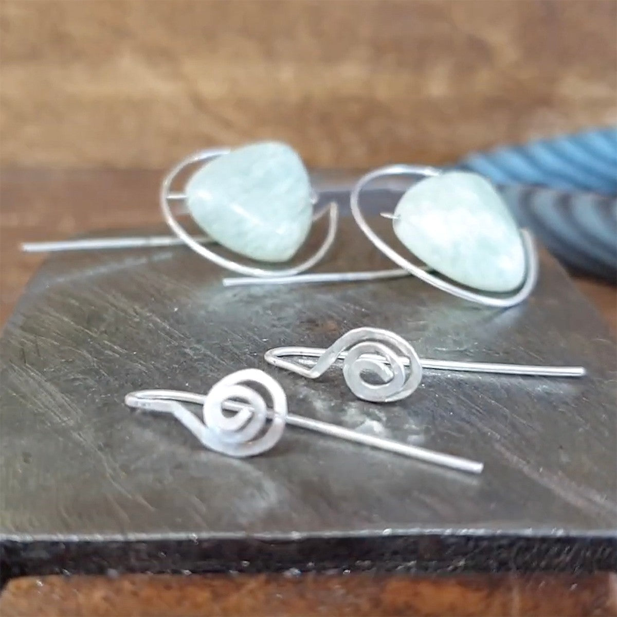2 Ways To Make Wire Earrings