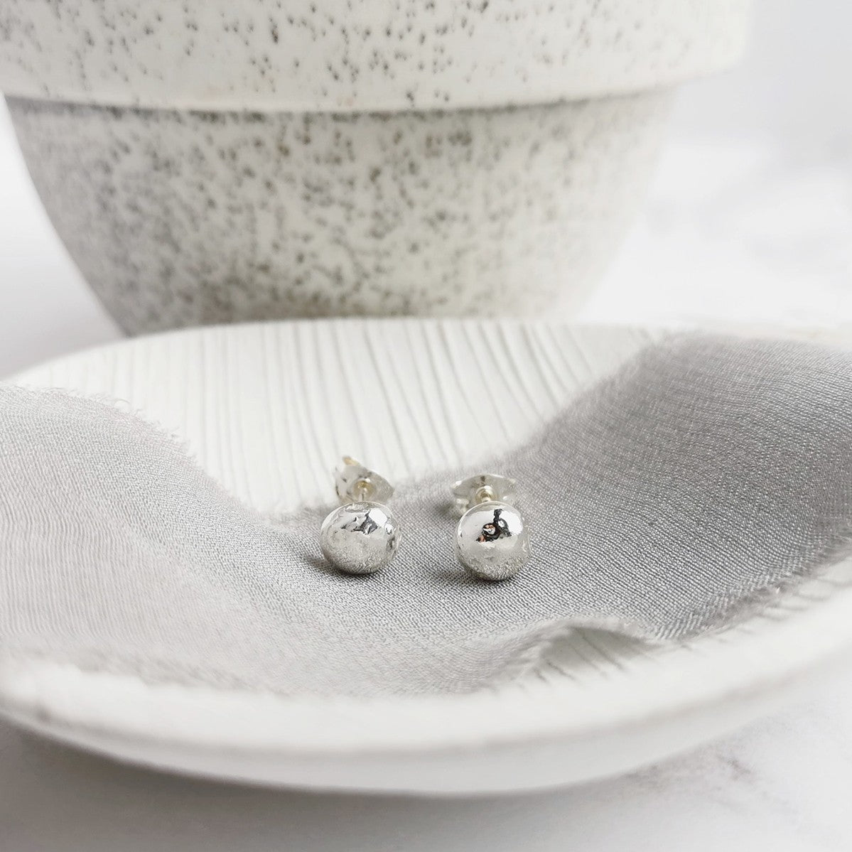 How To Make Scrap Silver Earstuds