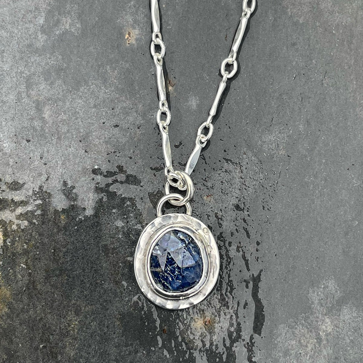 How To Make A Textured Pendant With A Freeform Gemstone Slice