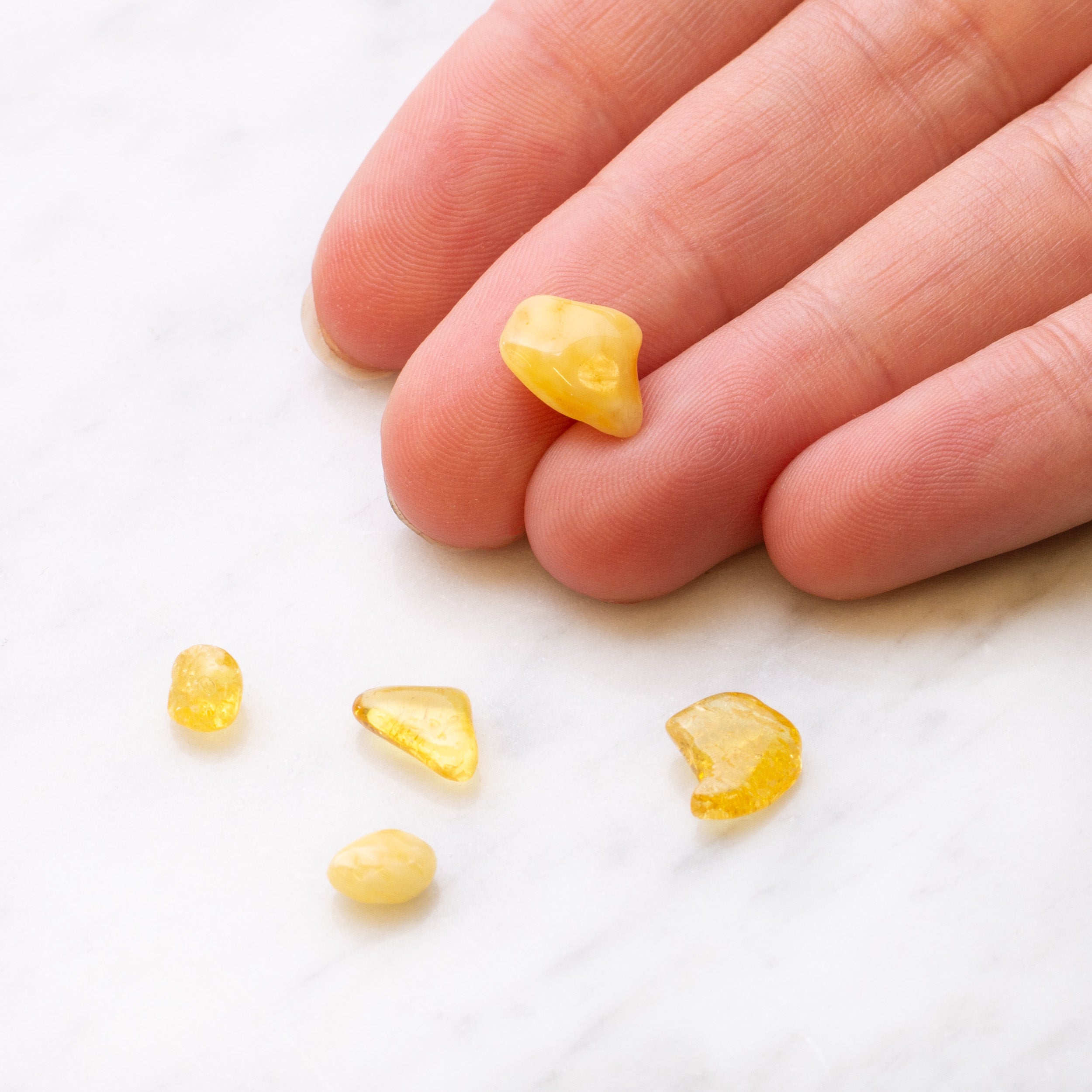 Natural Baltic Amber Rough Nuggets Undrilled