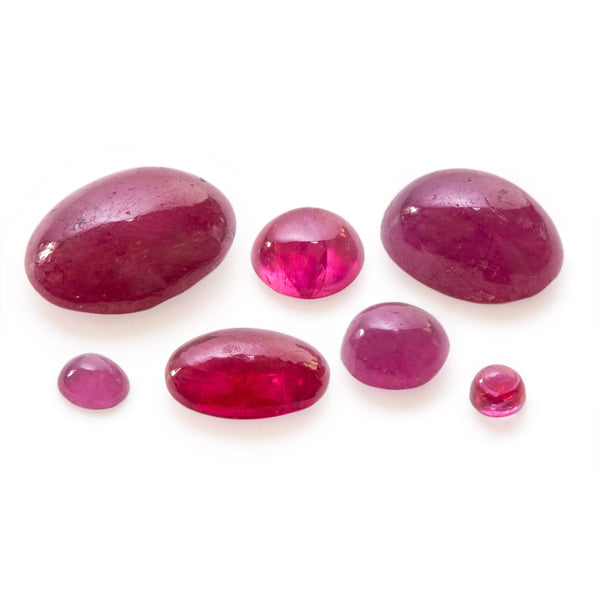 Ruby Cabochons | Kernowcraft | Kernowcraft