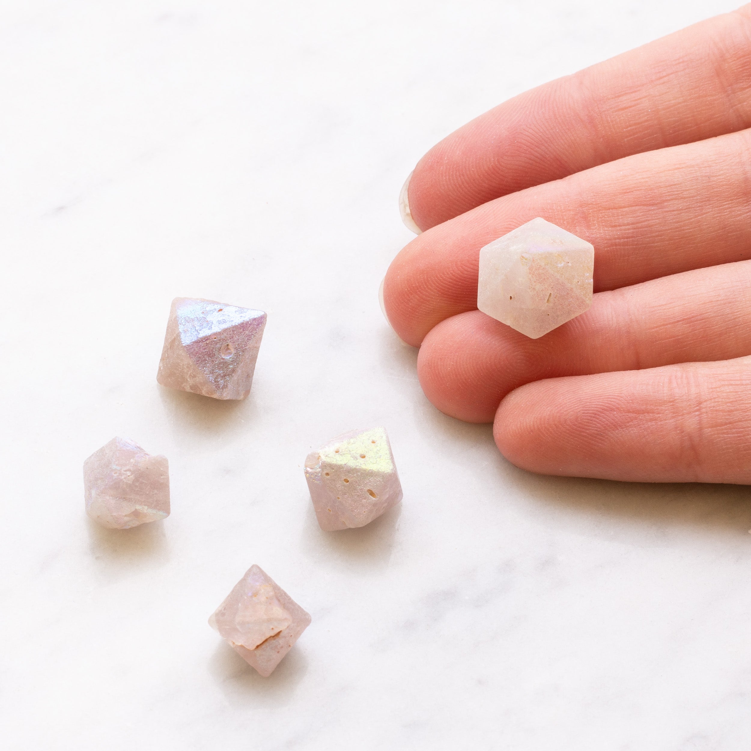 Angel Aura Beta Quartz Crystals Undrilled