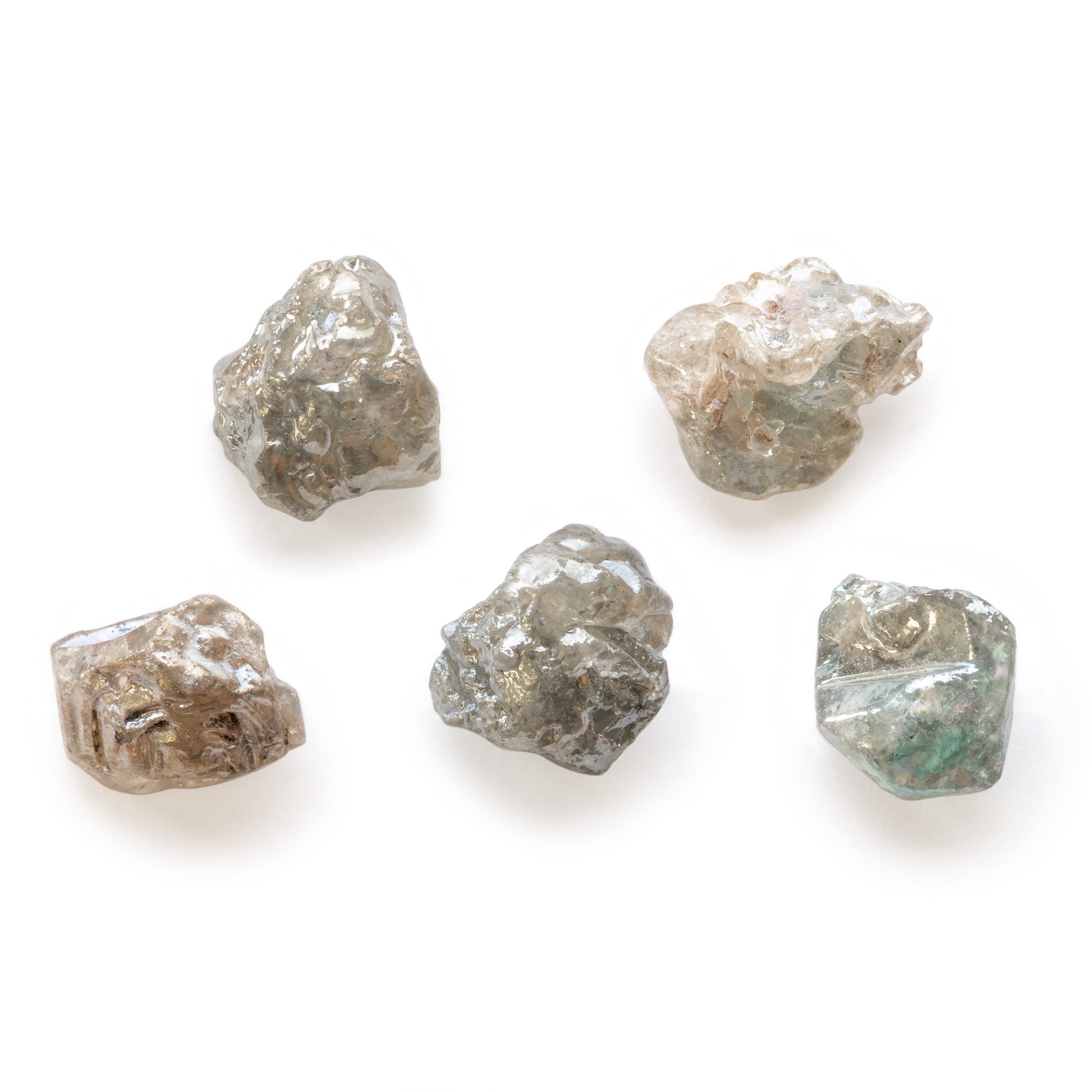 Mystic Coated Sapphire Nugget Beads Approx 5mm