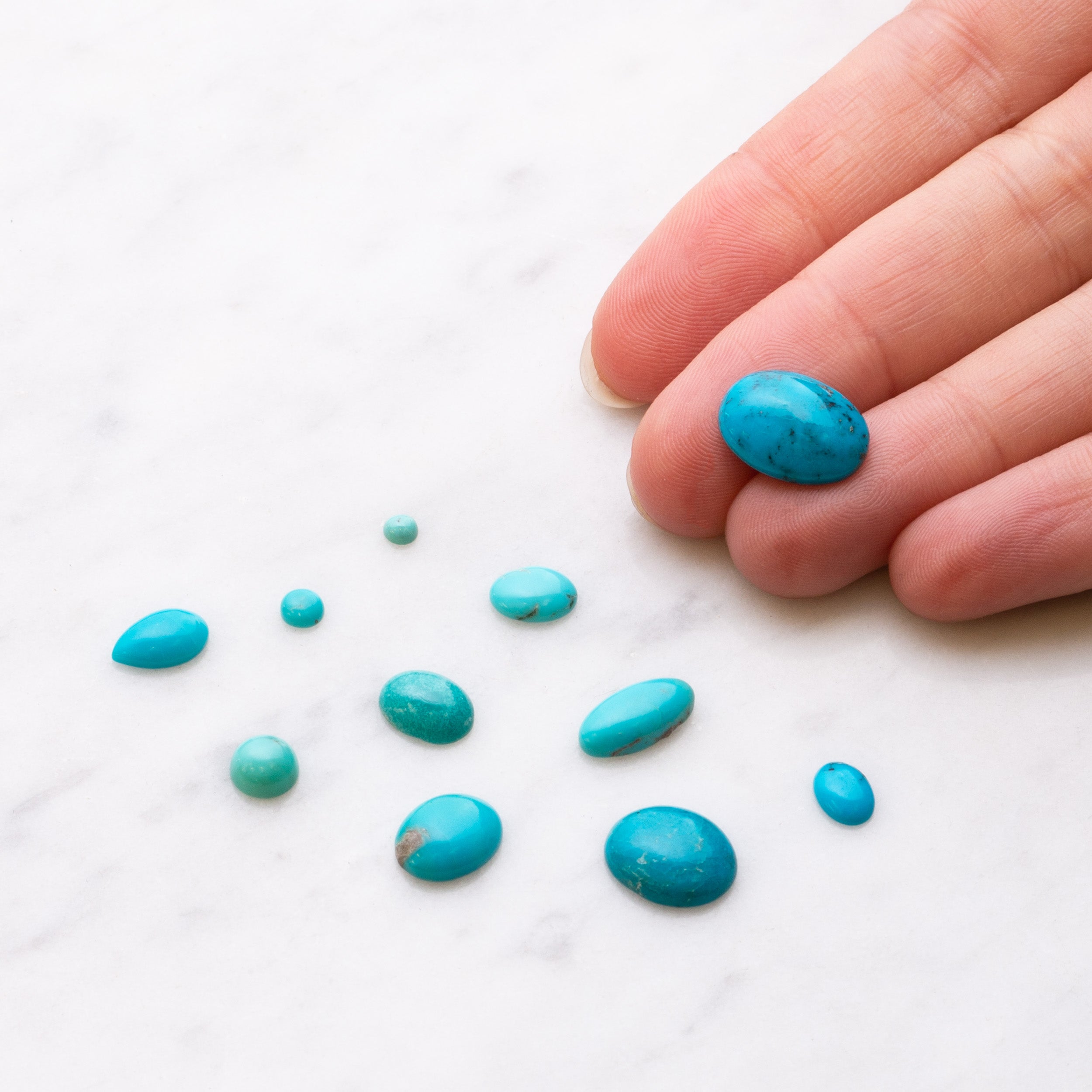 Turquoise Matrix Cabochons