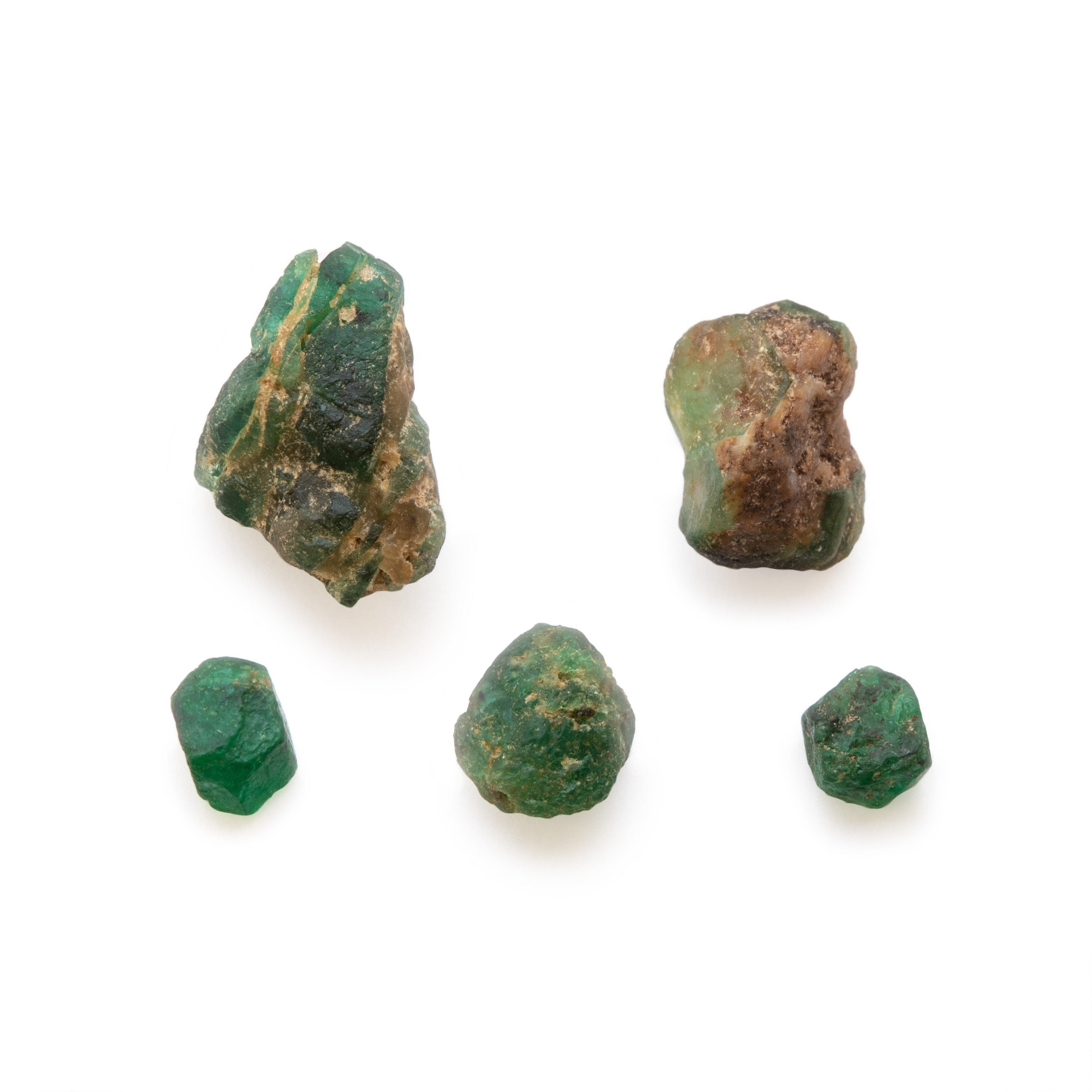 Natural Emerald Nuggets Undrilled