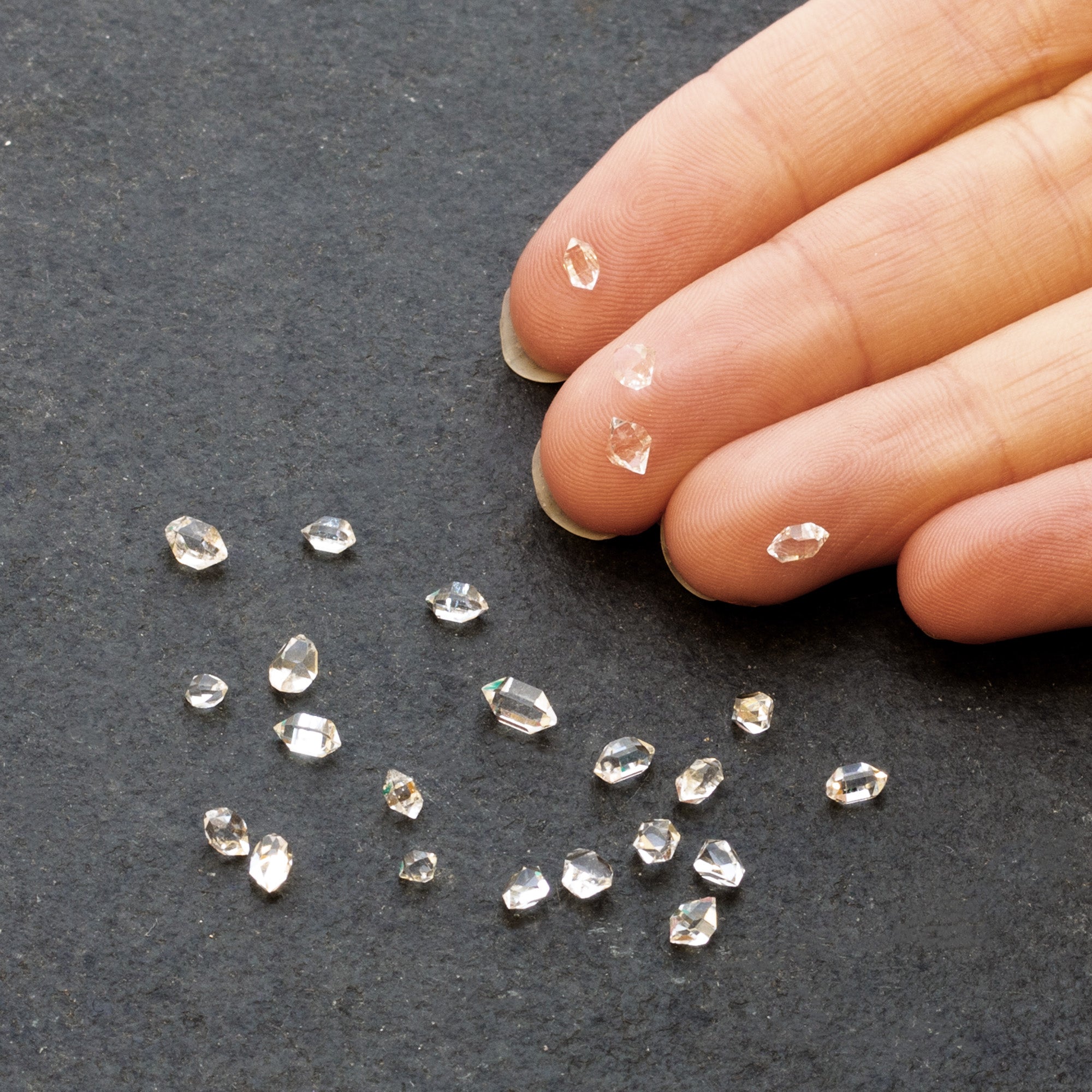 Herkimer Diamond Natural Crystals Approx 1 Gram Pack Undrilled