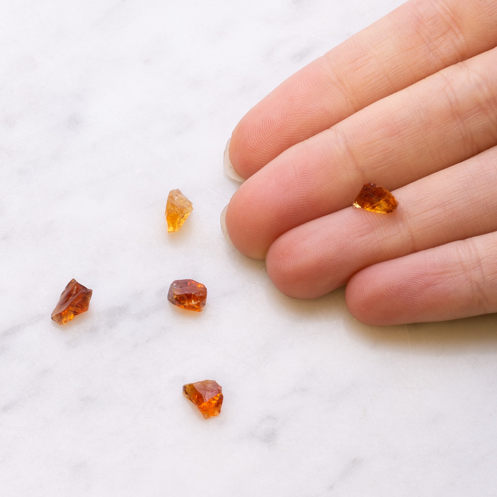 Rough Citrine Natural Crystals Undrilled
