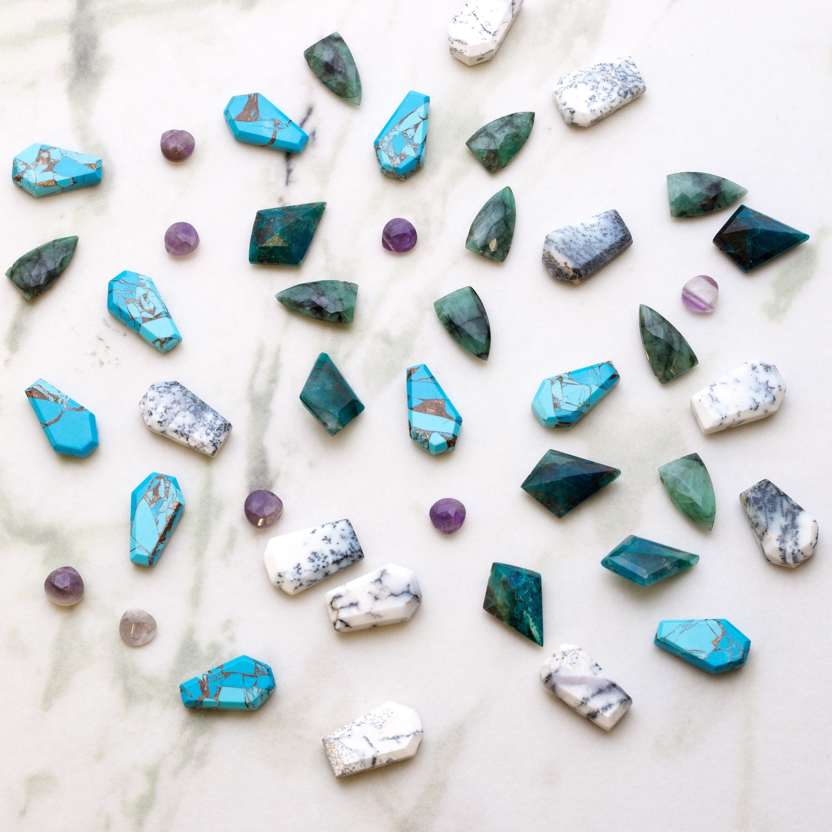 Emerald Faceted Shield Shaped Beads Approx 14.5mmx8.5mm