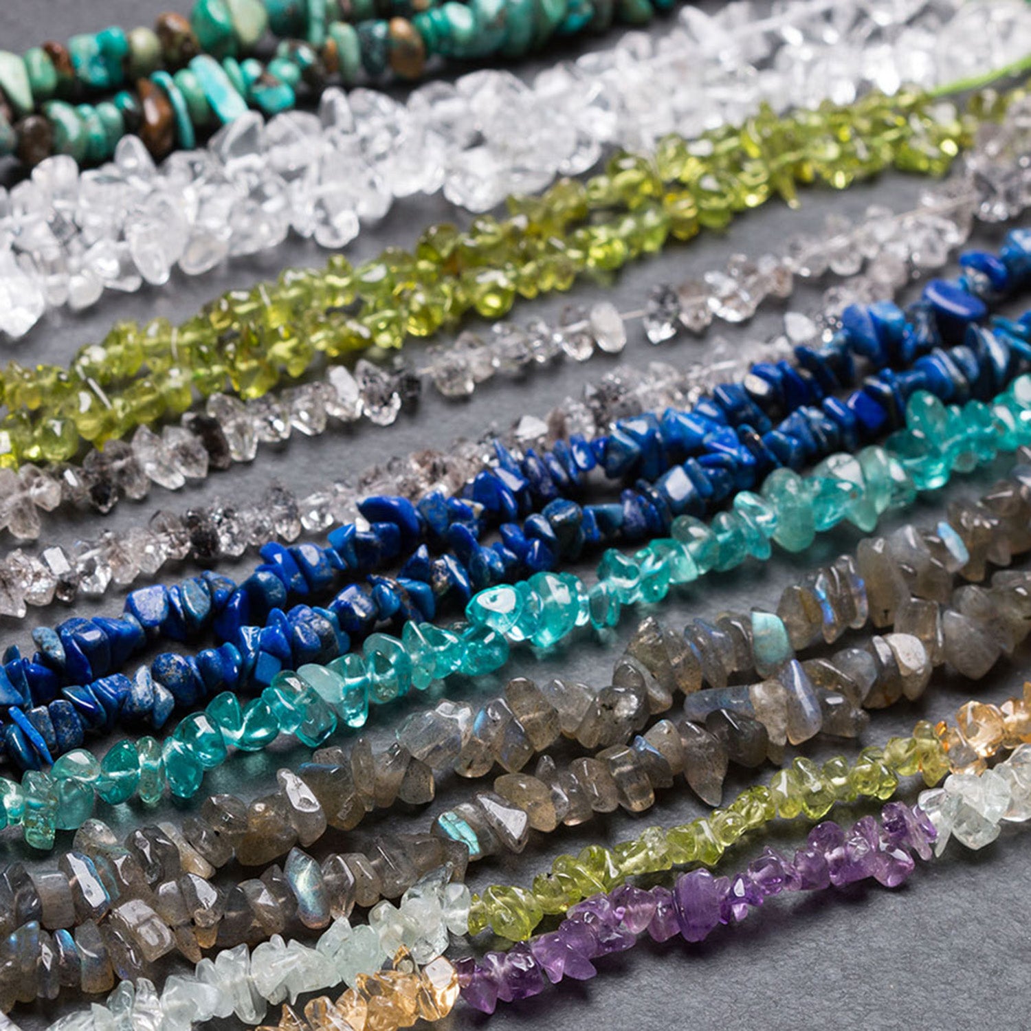 Peridot Chip Beads