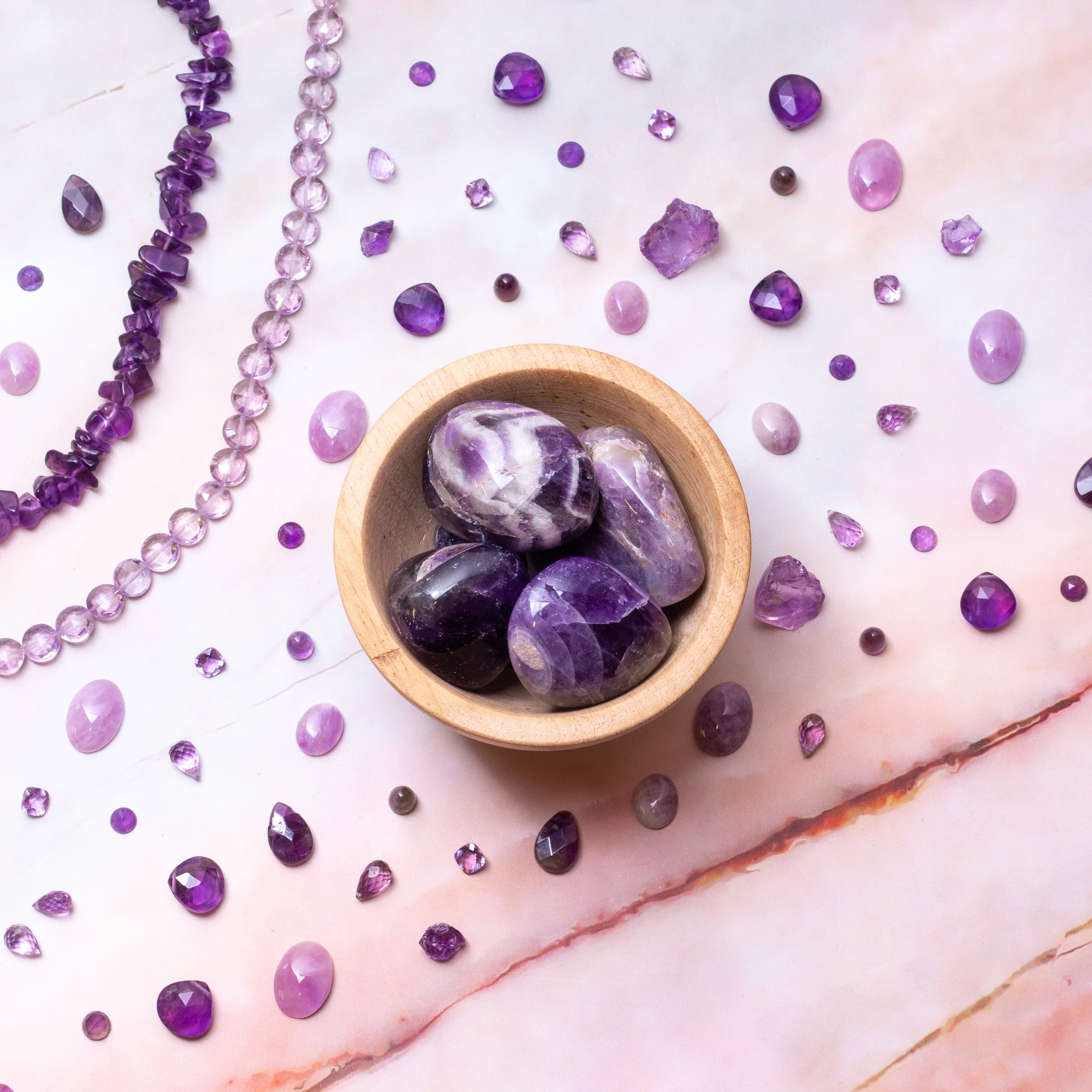 Lavender Amethyst Cabochons