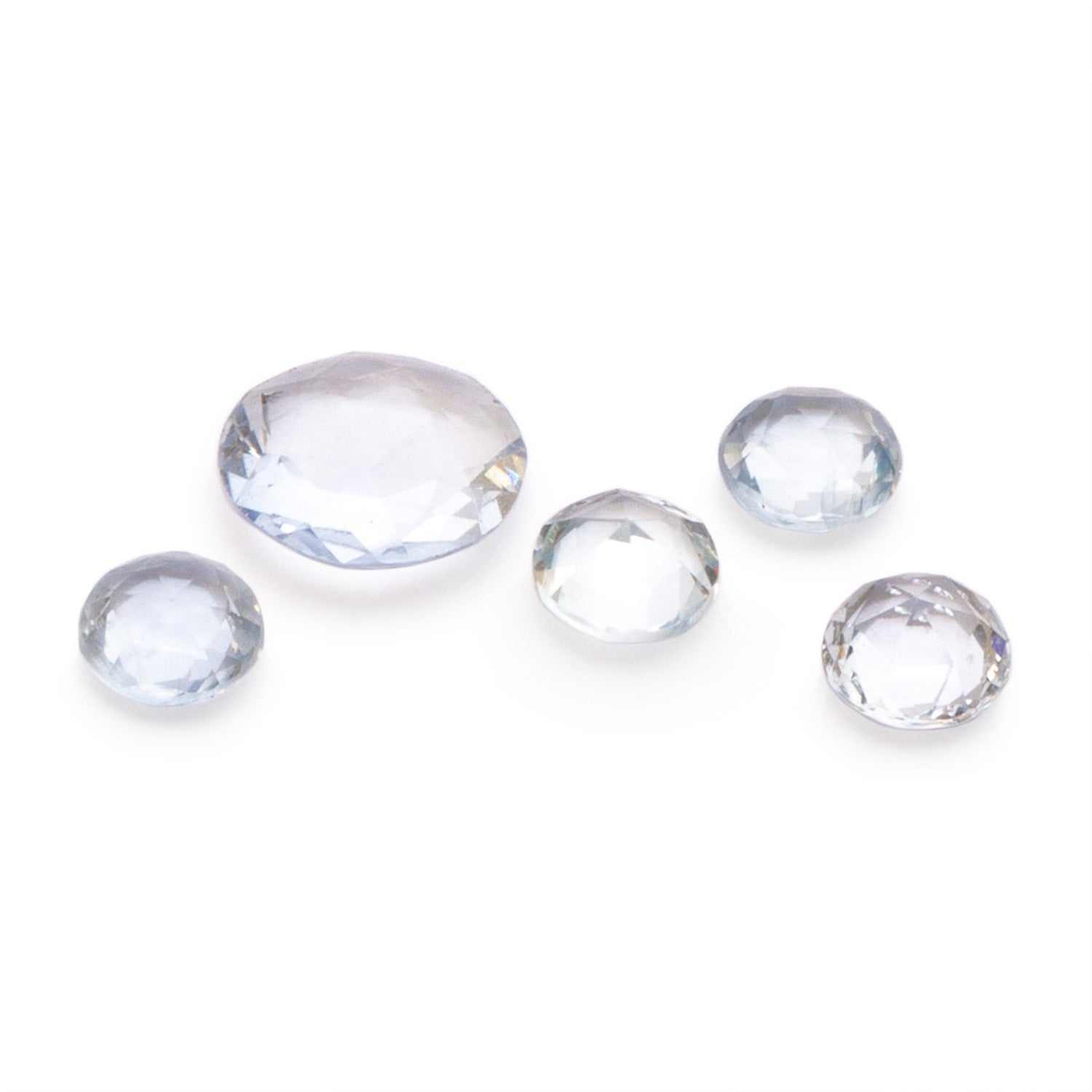 Blue Sapphire Rose Cut Cabochons Approx 3-3.5mm