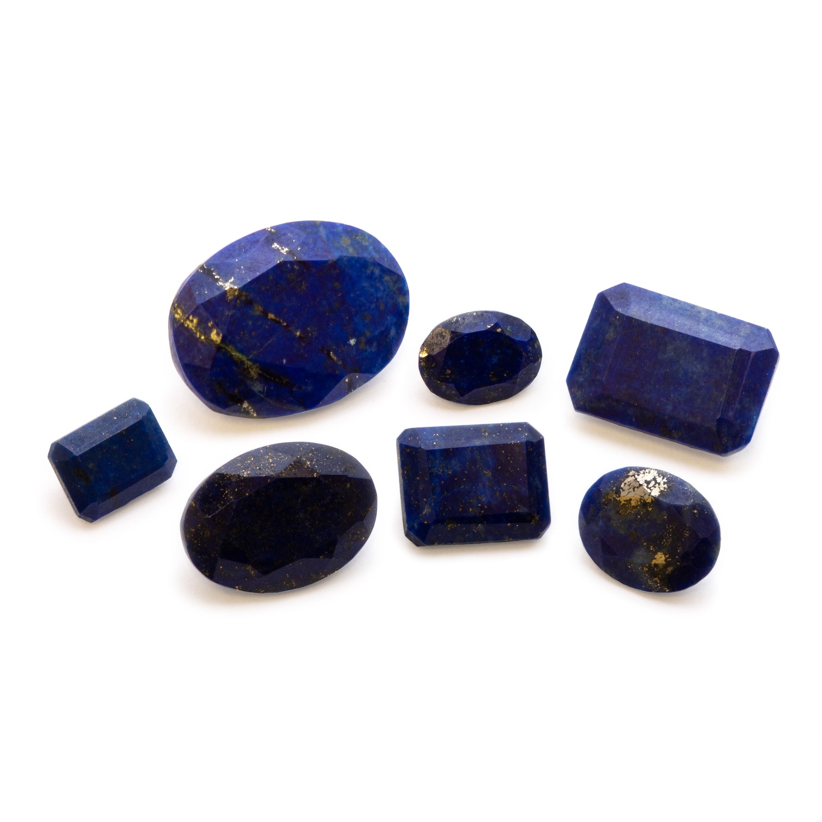 Lapis Lazuli Faceted Stones