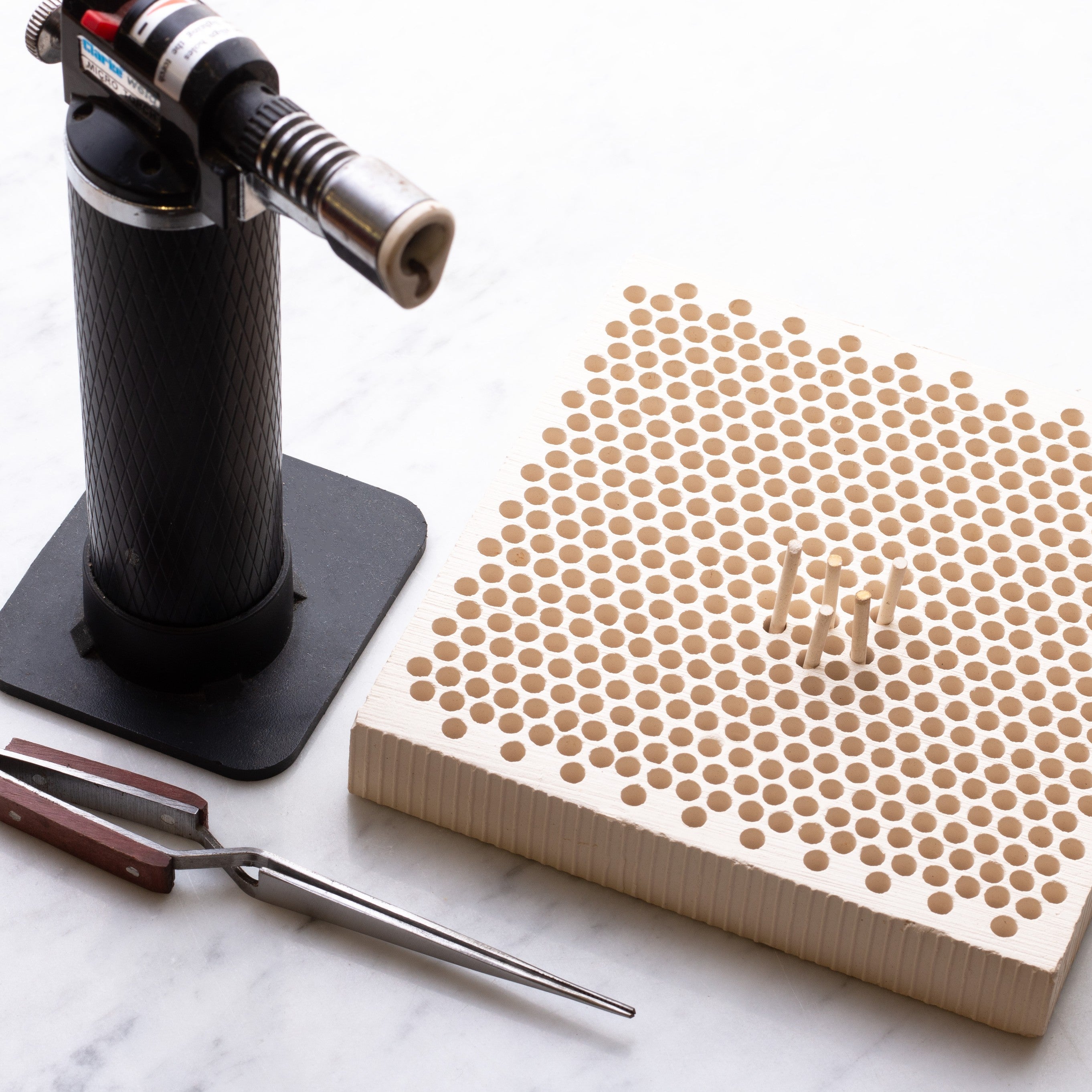 Ceramic Support Pins For Honeycomb Soldering Board 5pk