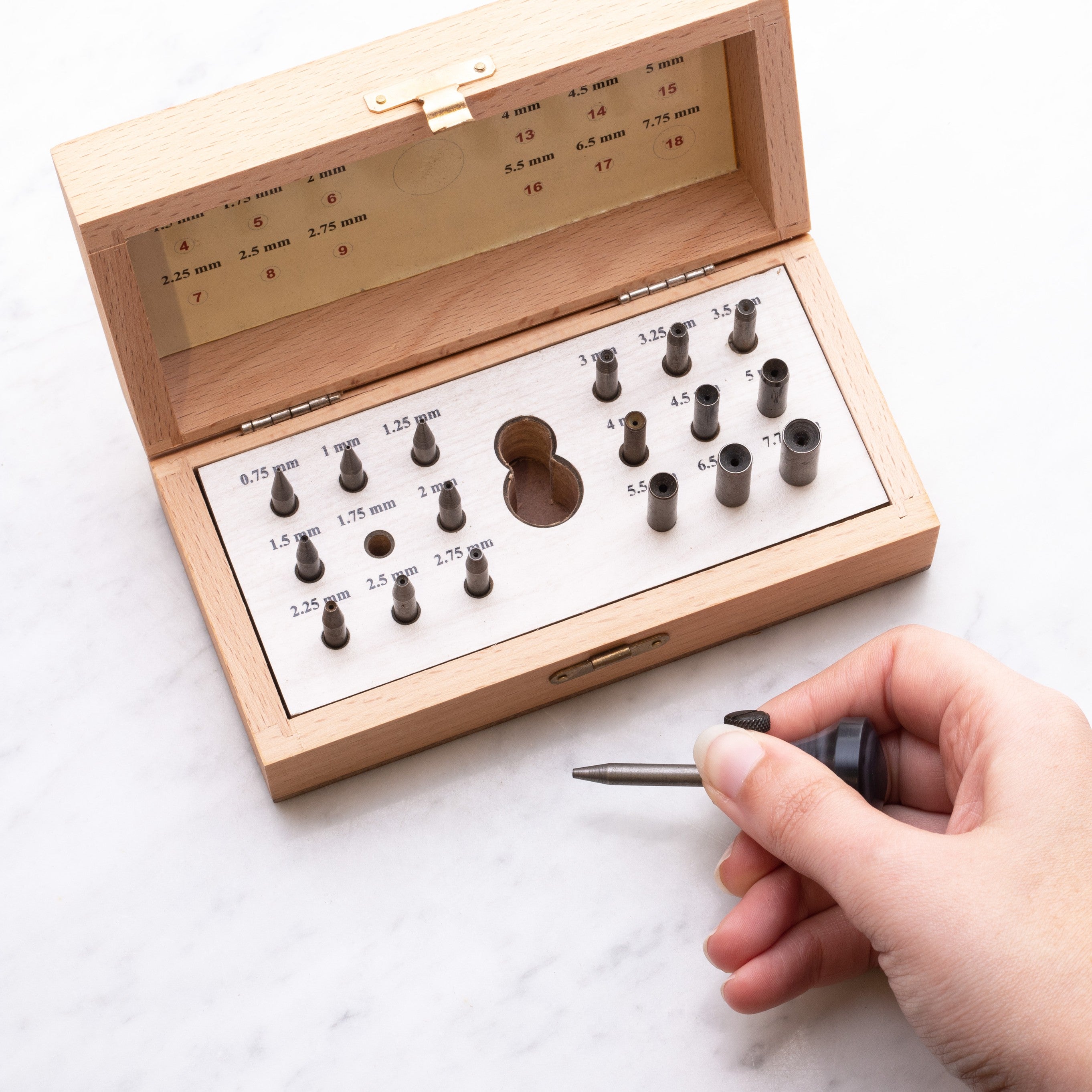 Bezel Stone Setting Punch Set Set Of 18