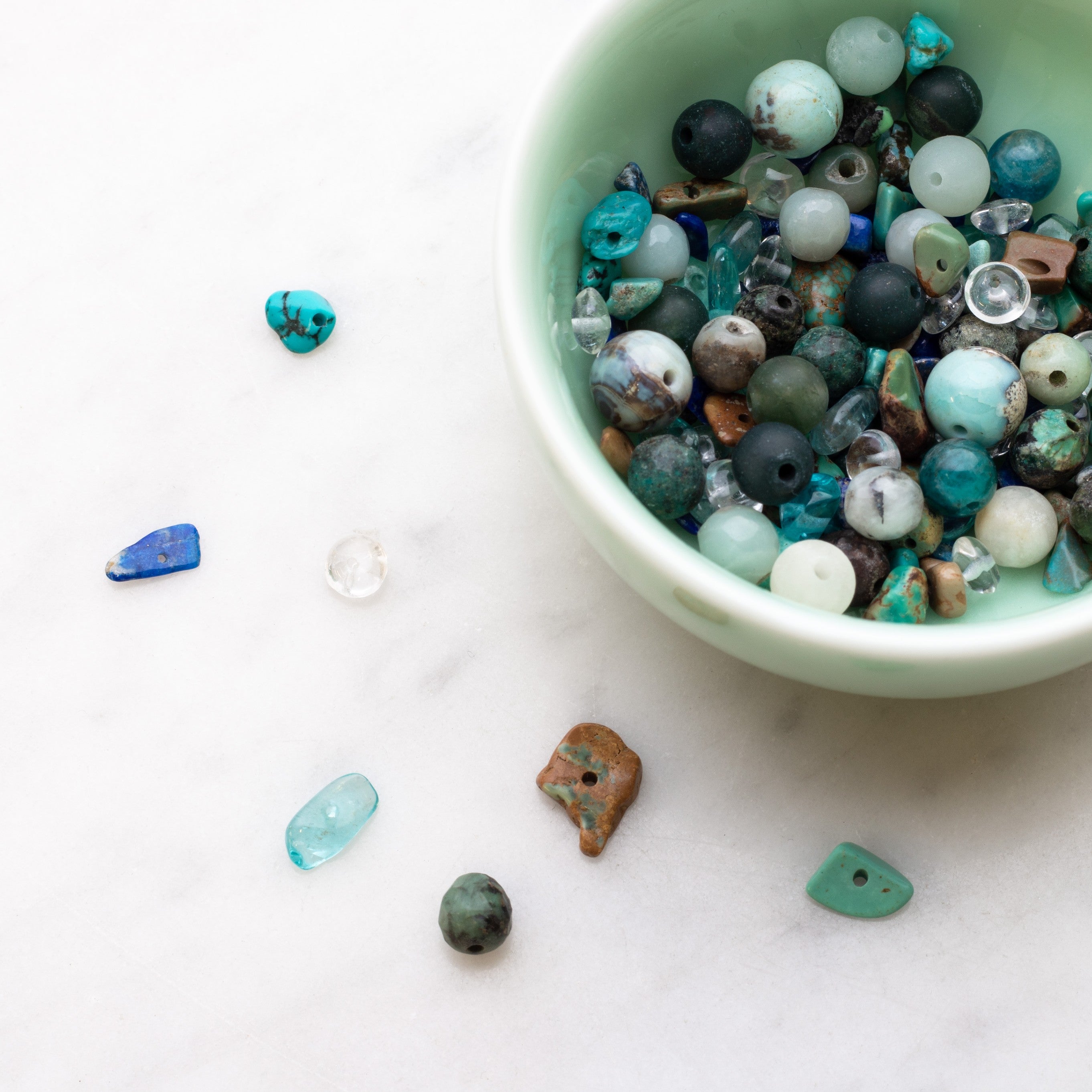 Mixed Gemstone Bead Pack Approx 25g