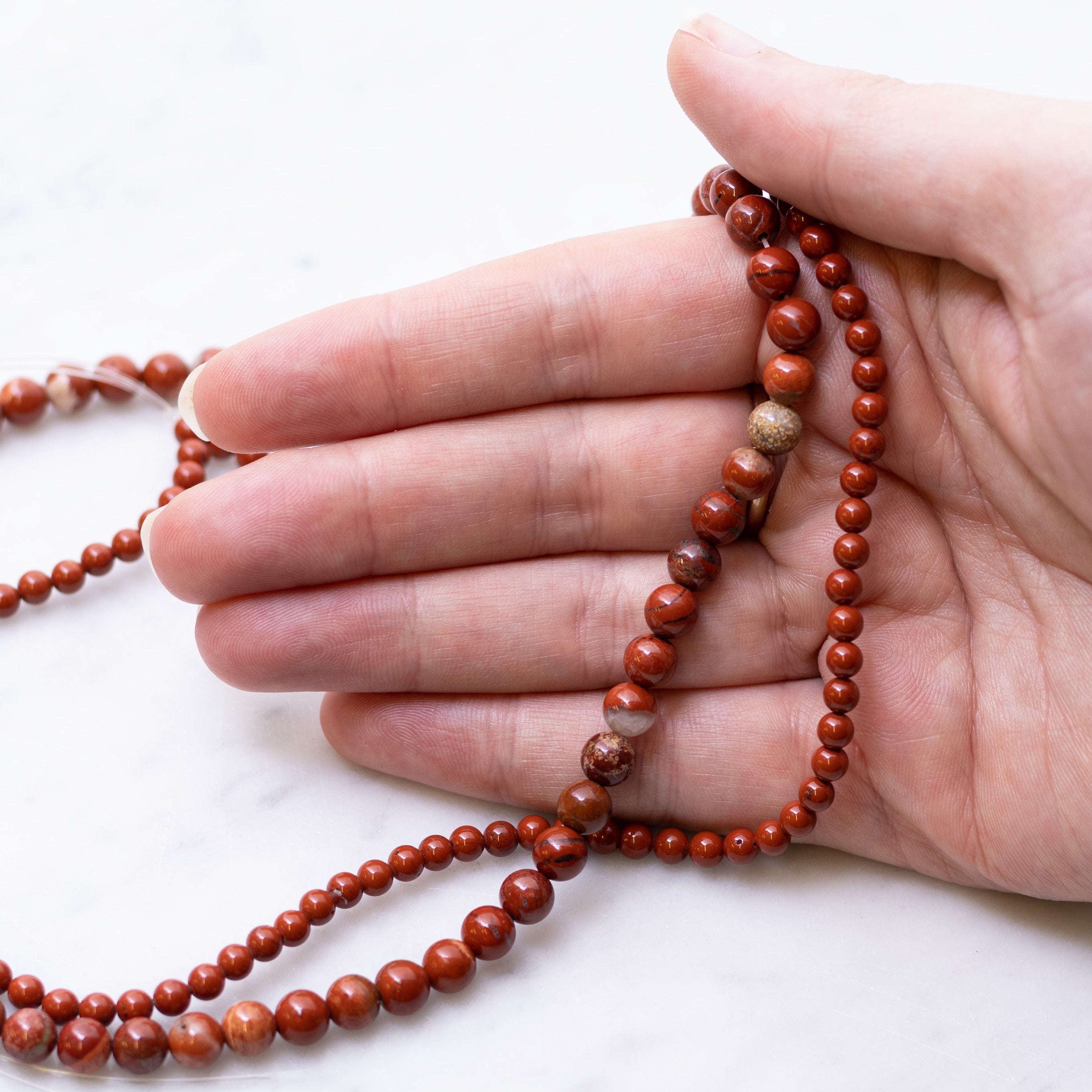 Red Jasper Round Beads