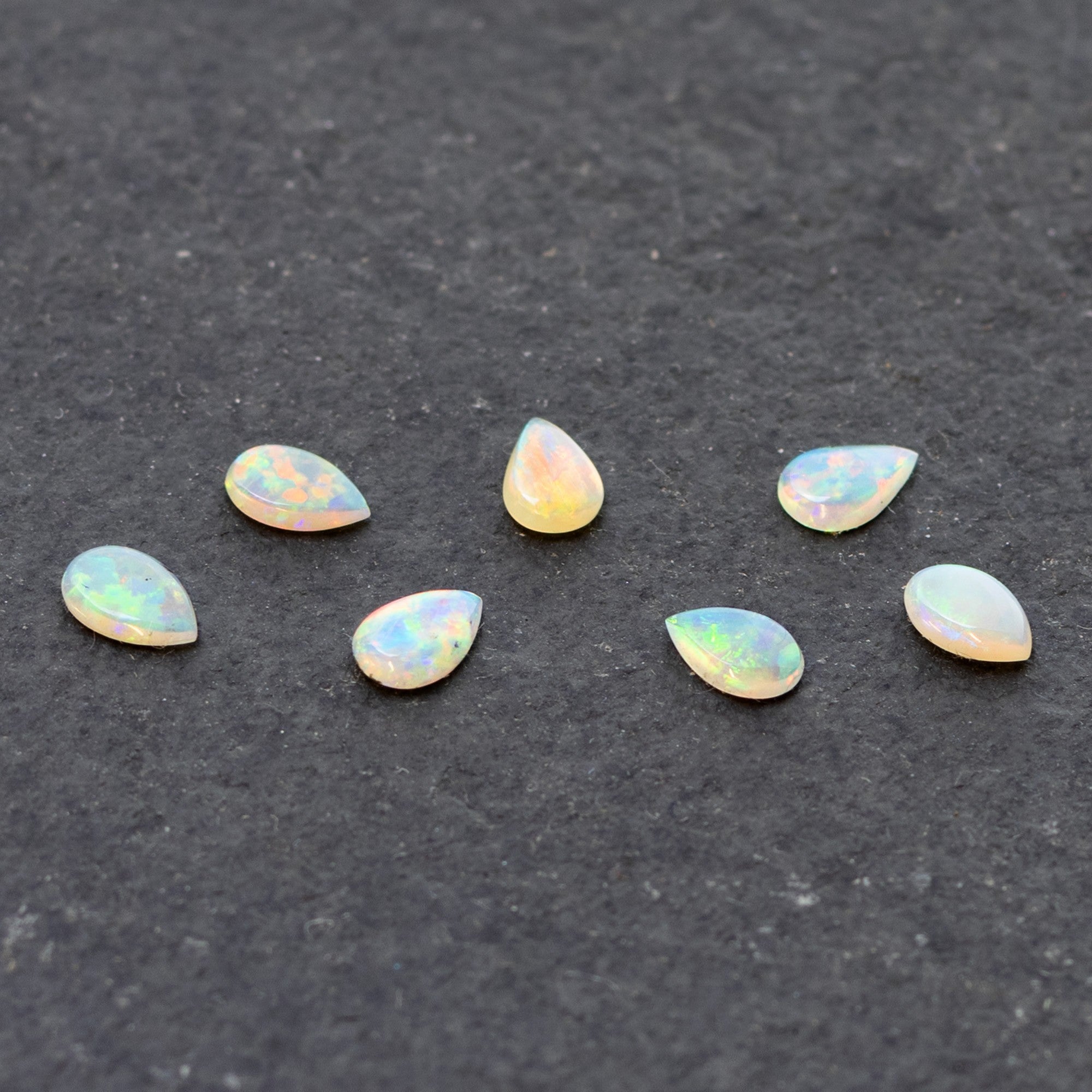 Lightning Ridge Freeform Opal Approx 6x4mm Teardrop