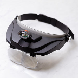 Headband Magnifier With Led Light