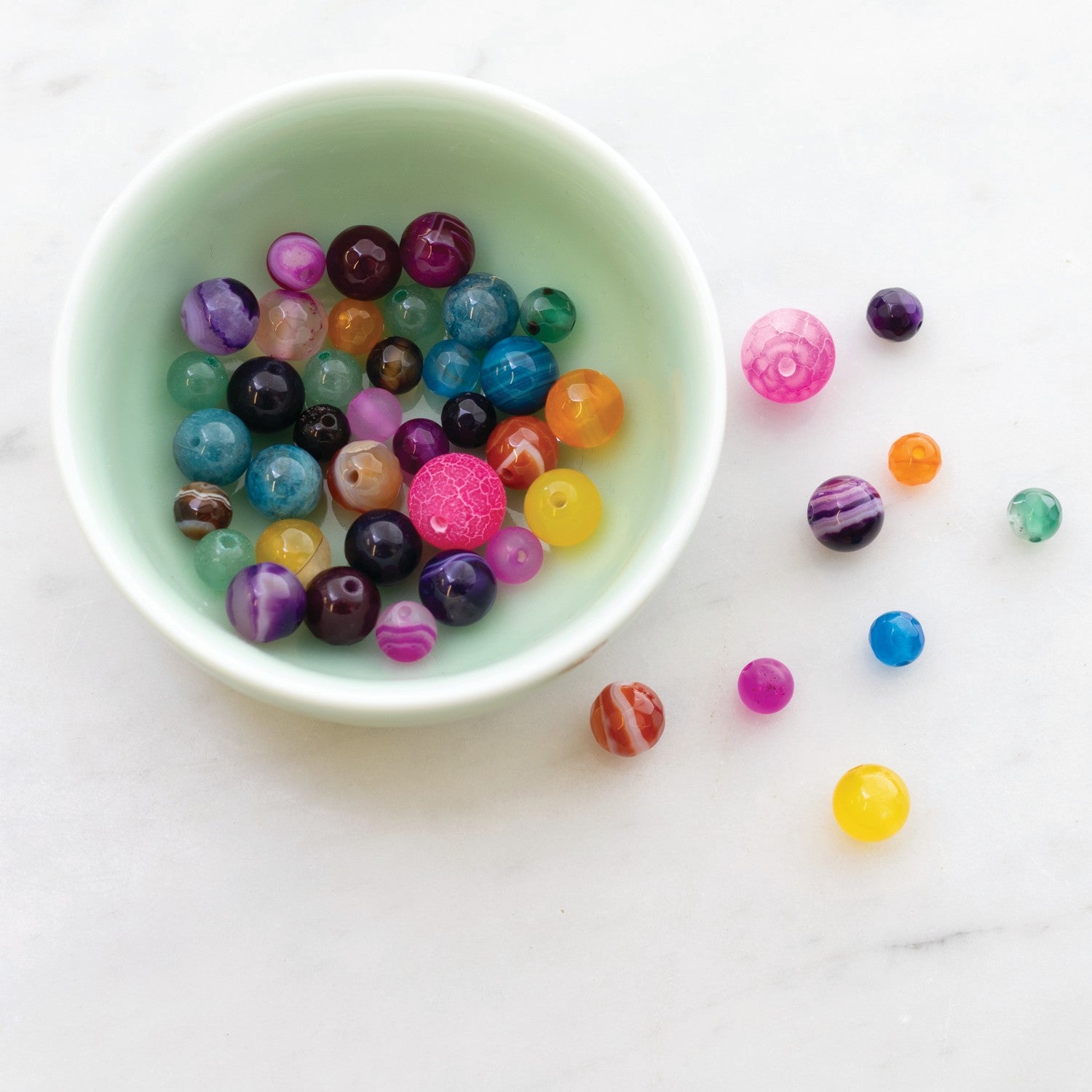 Colour Burst Mixed Gemstone Bead Pack Approx 25g