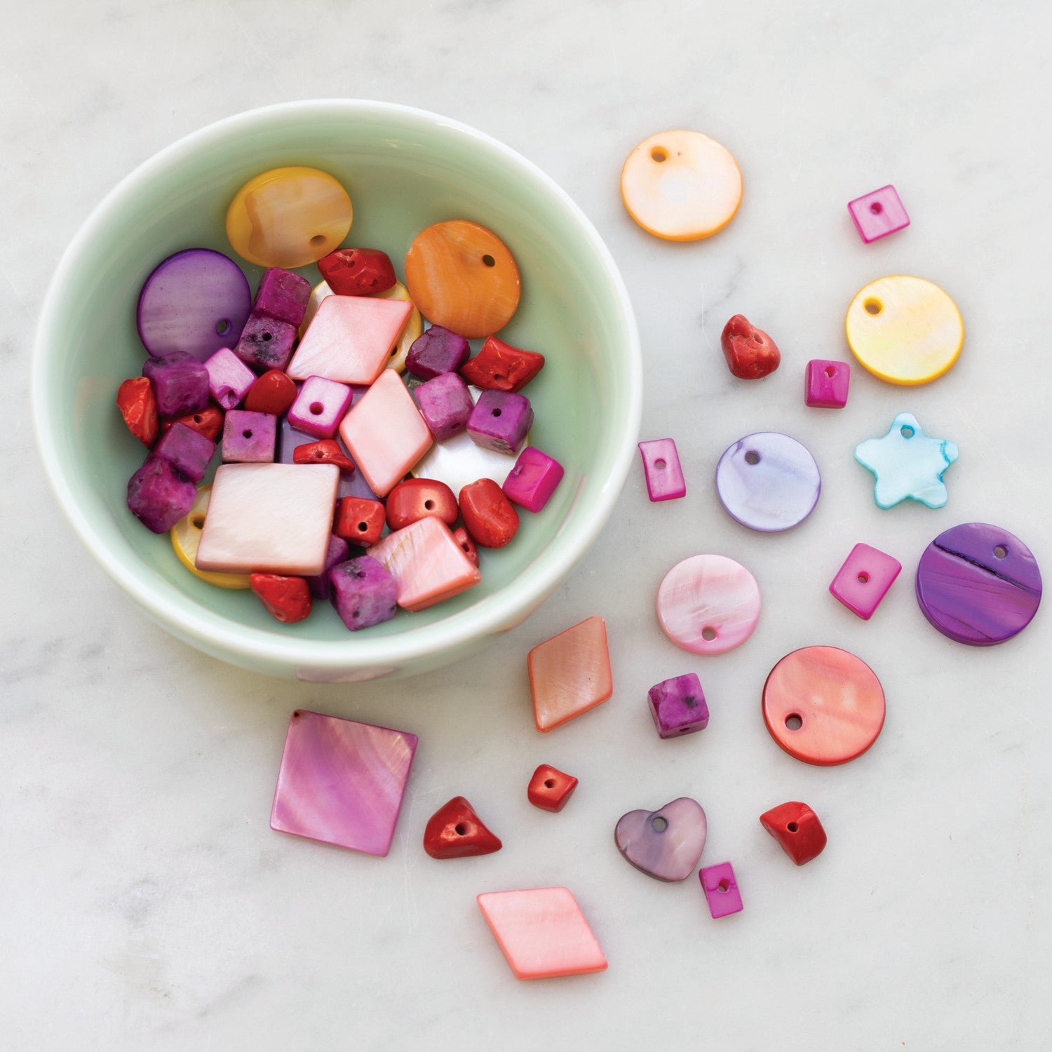 Summer Glow Mixed Bead Pack Approx 30g