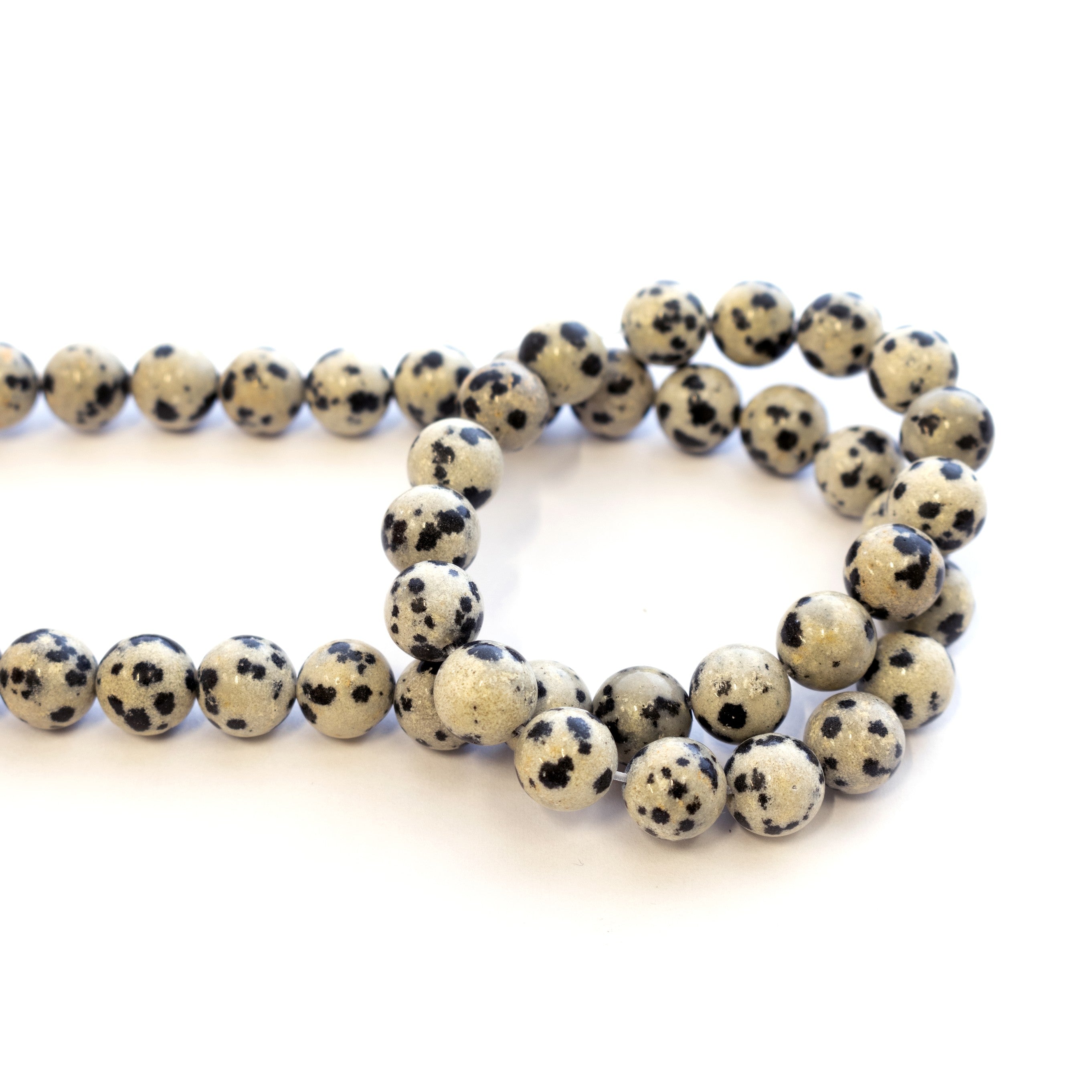 Dalmatian Jasper Round Beads