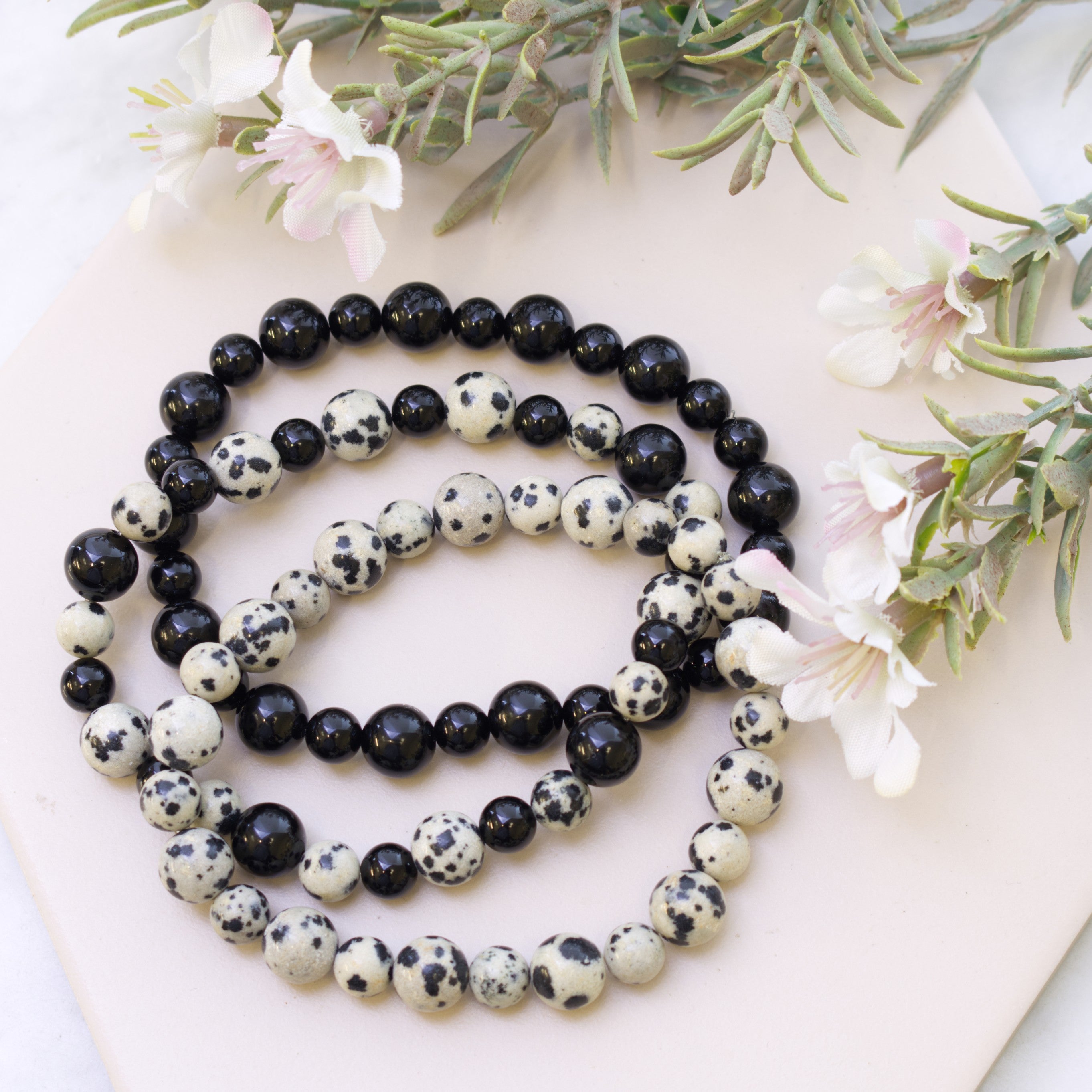 Dalmatian Jasper Round Beads