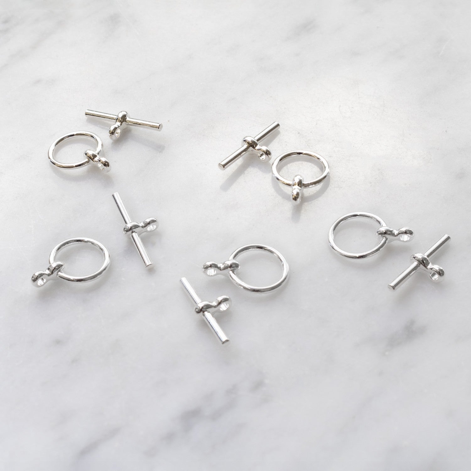 Silver Plated Toggle Clasp