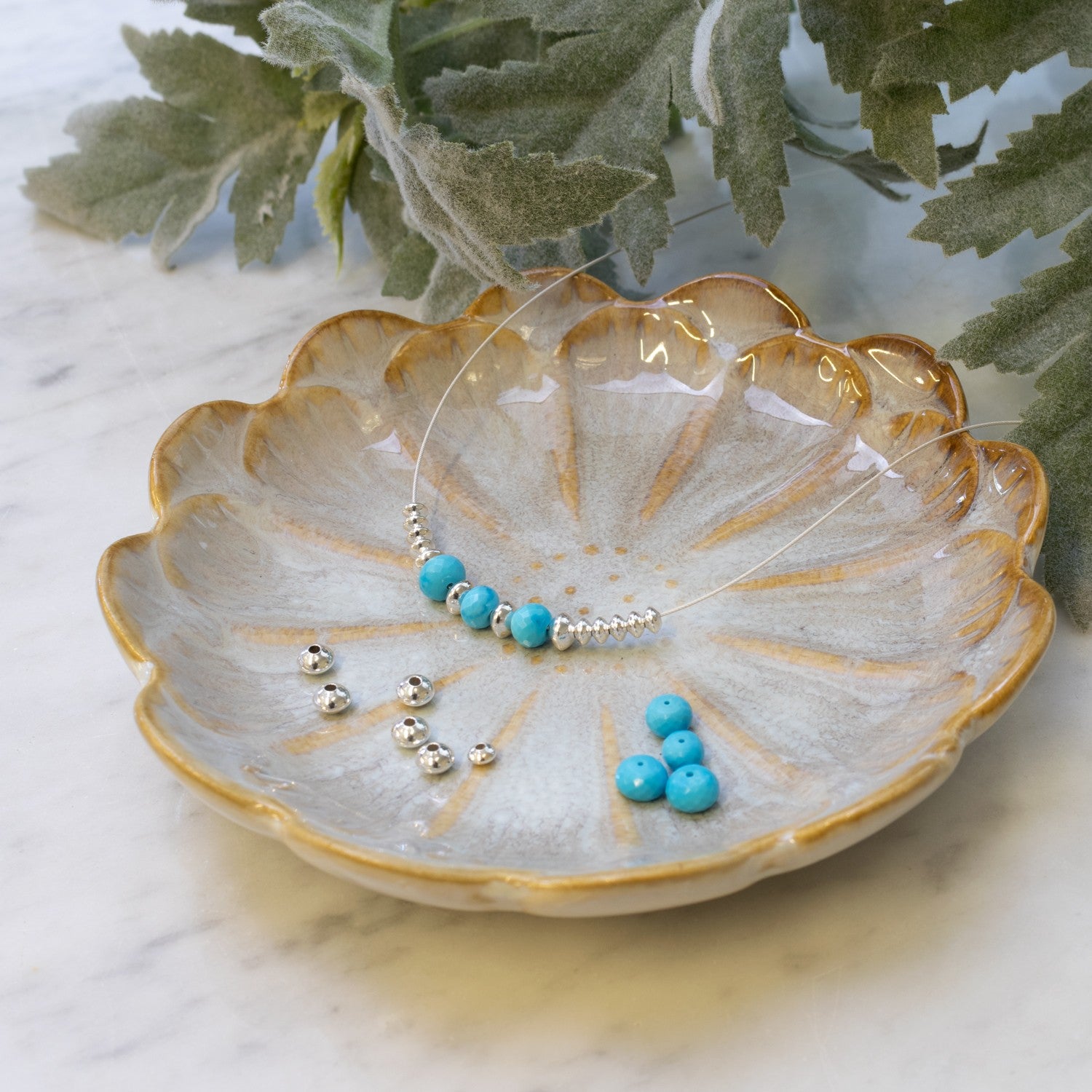 Sterling Silver Rondelle Beads