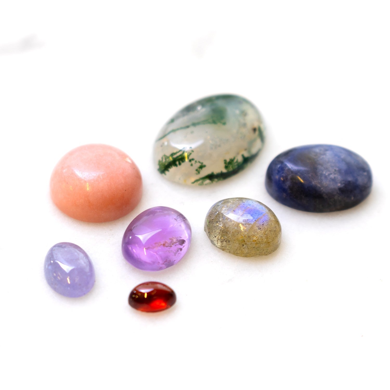 Pack of Assorted Imperfect Gemstone Cabochons