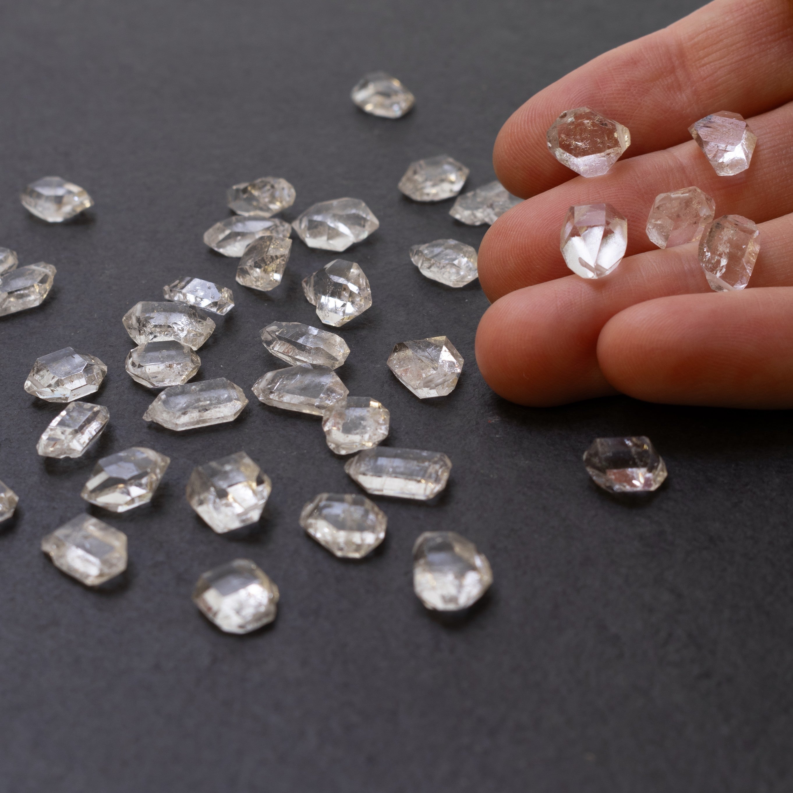 Herkimer Diamond Freeform Beads