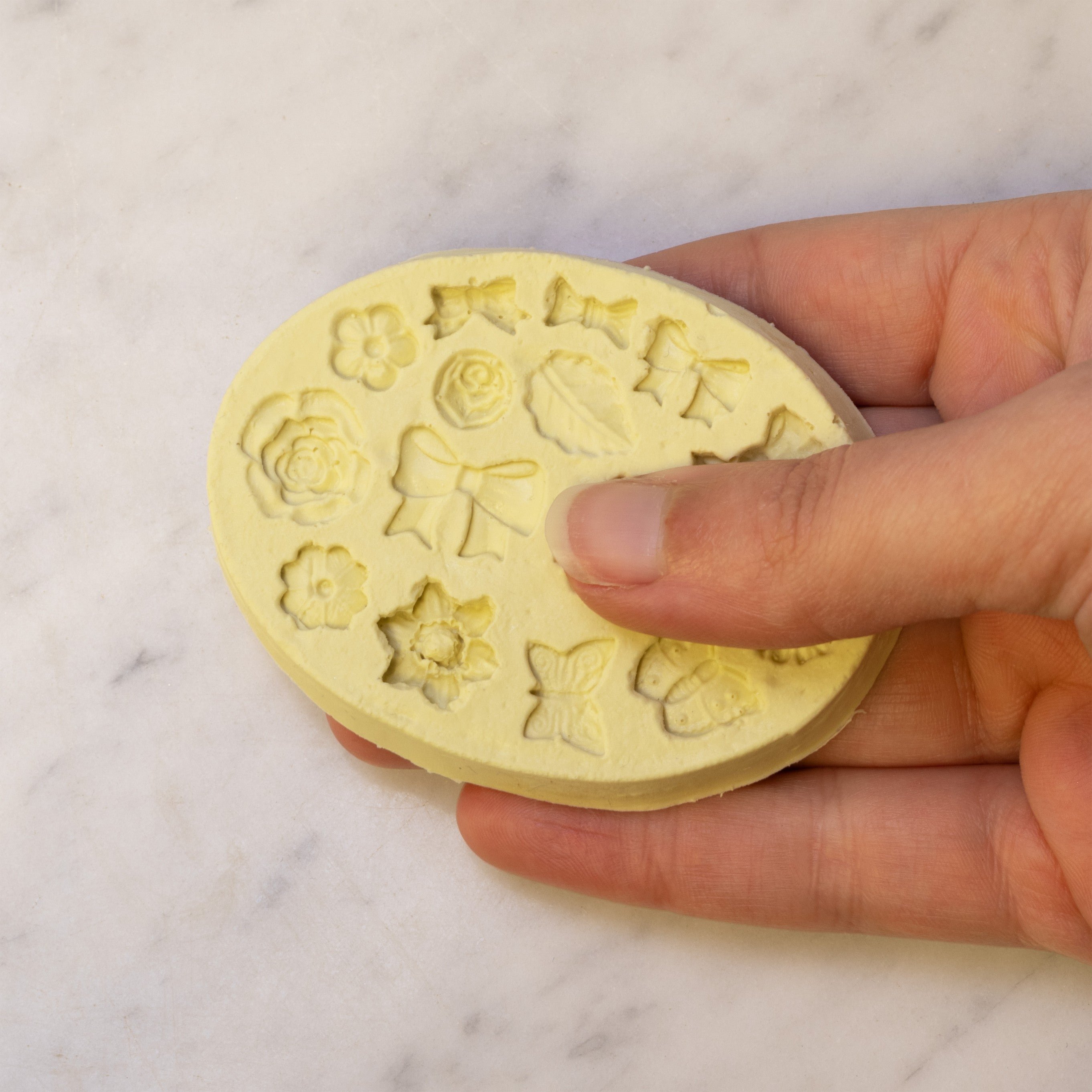 Mini Flower Leaf Butterfly And Bow Metal Clay Mould