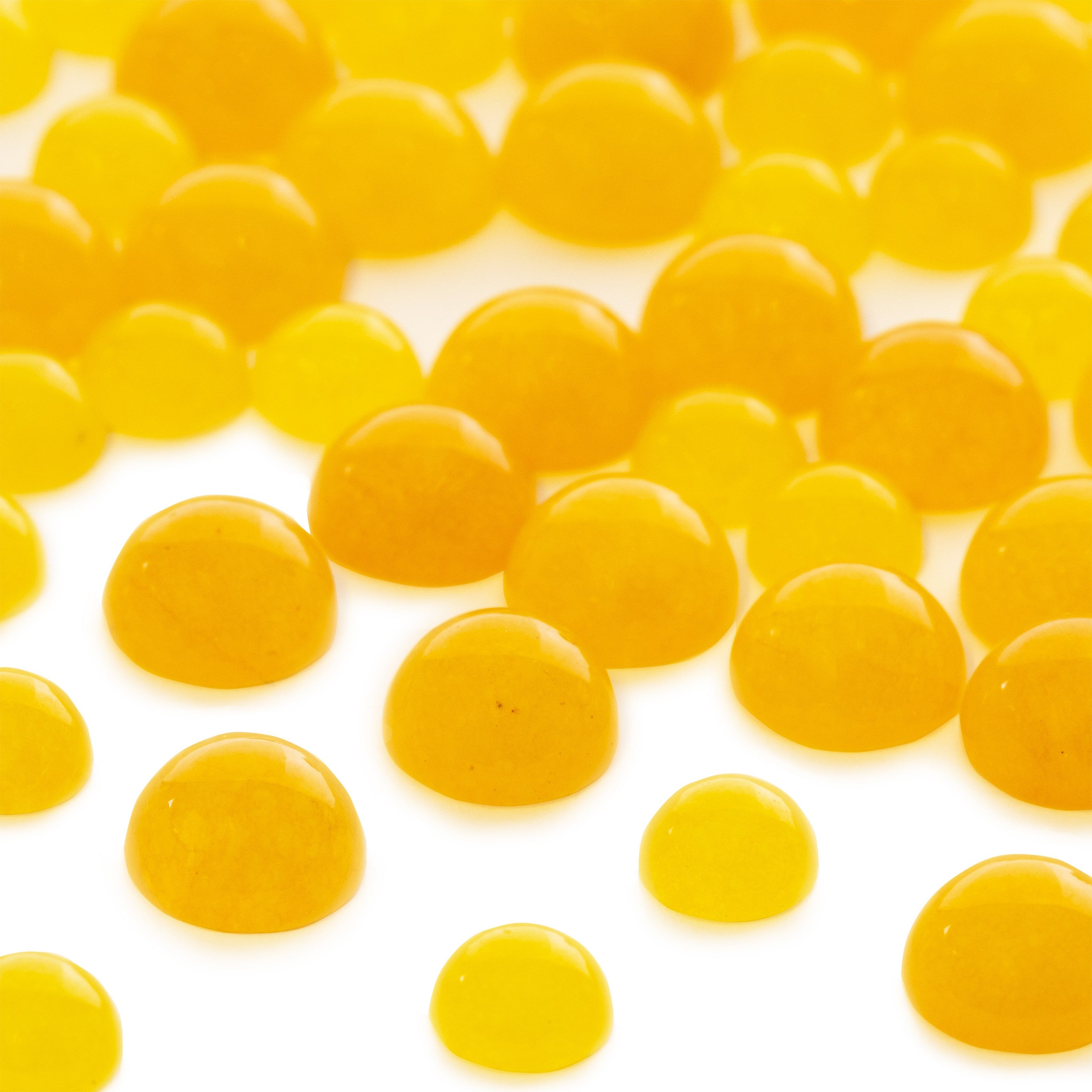 Yellow Jade Cabochons