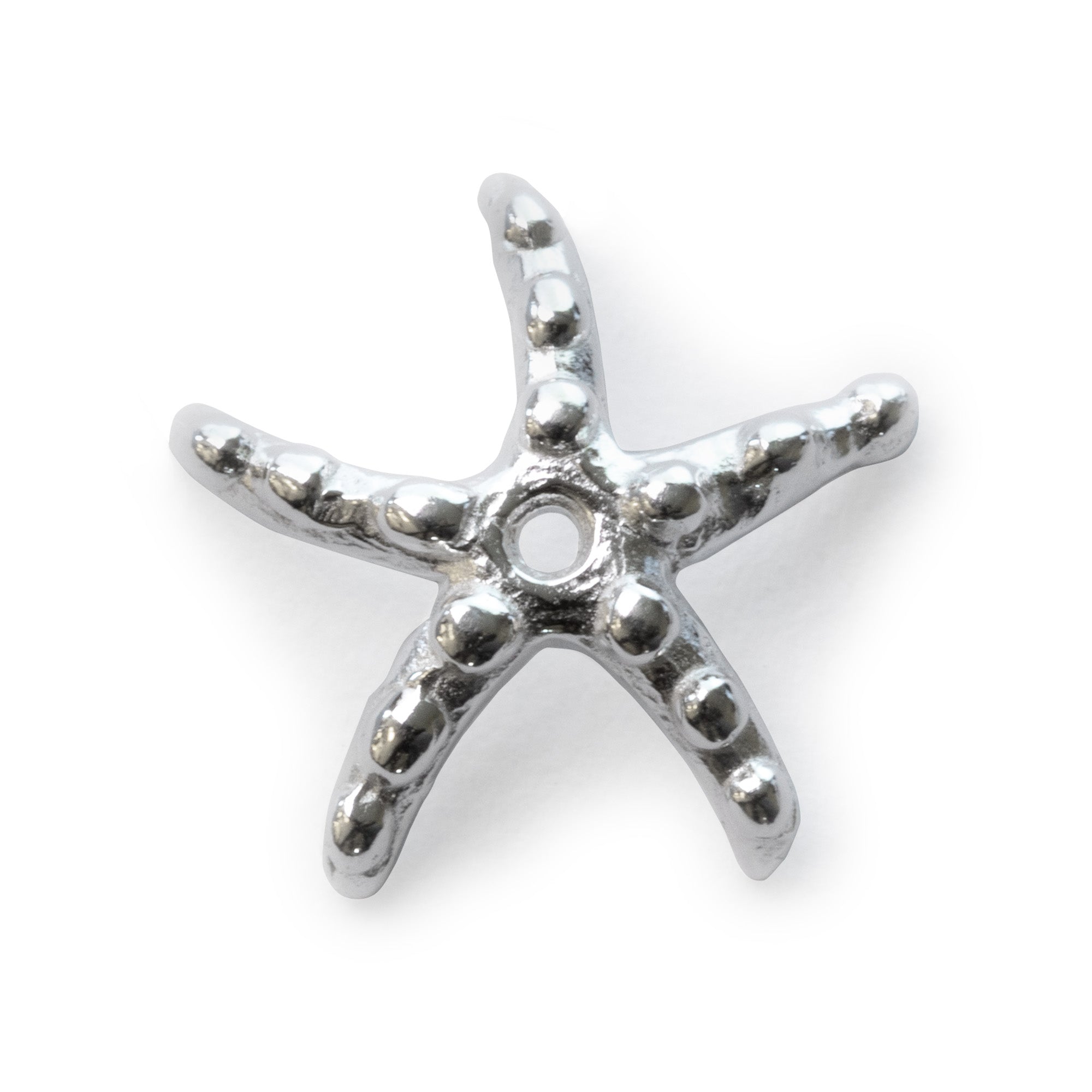 Sterling Silver Starfish Bead Cap