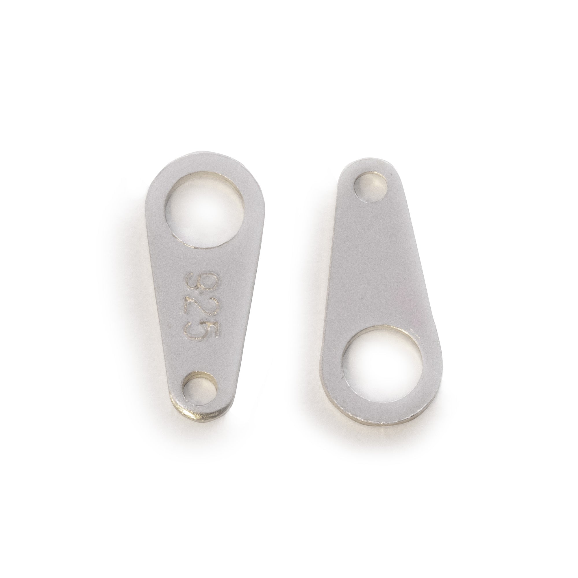 Sterling Silver Necklet Tags pk10