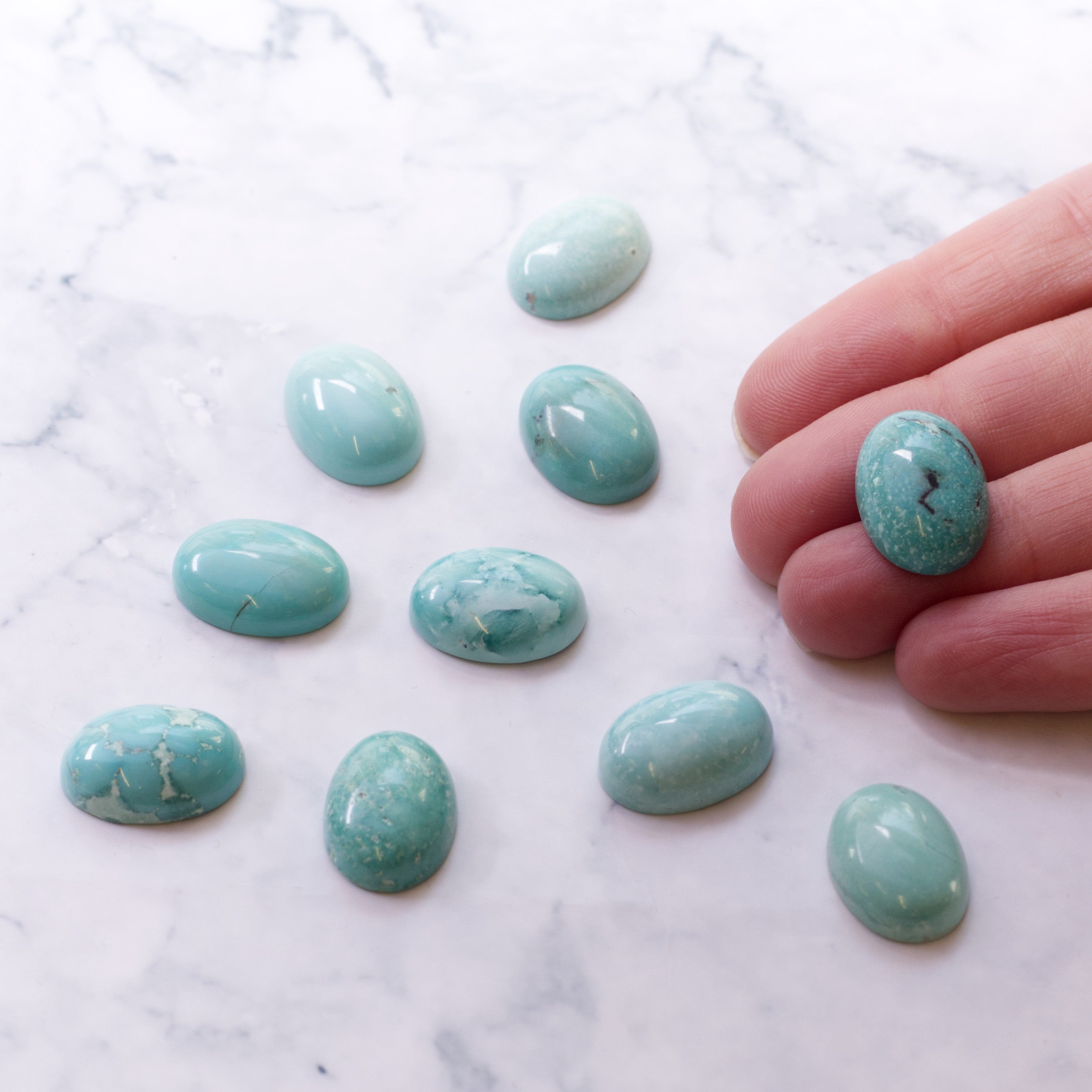 Turquoise Cabochons 18x13mm Oval
