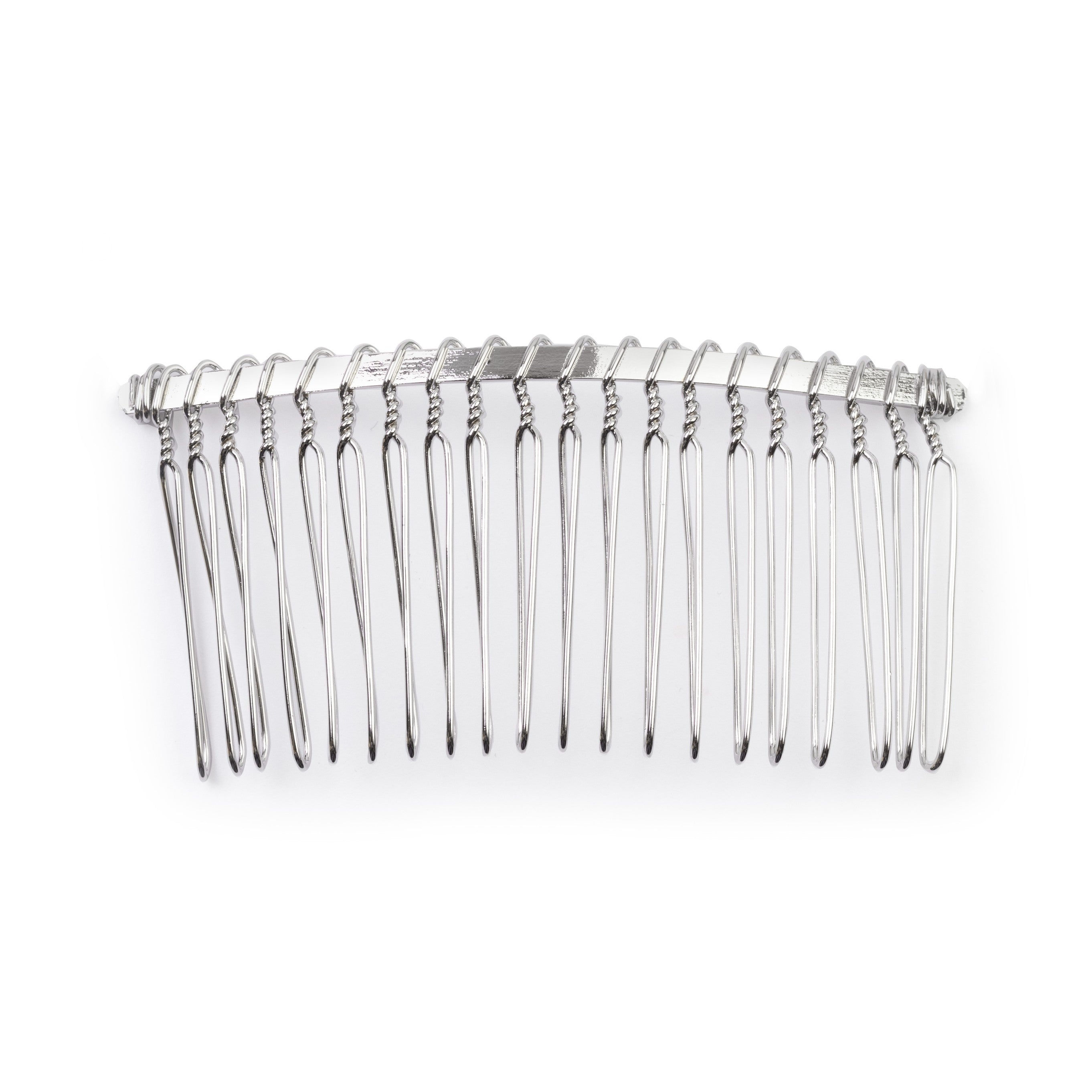 Rhodium Plated Hair Comb