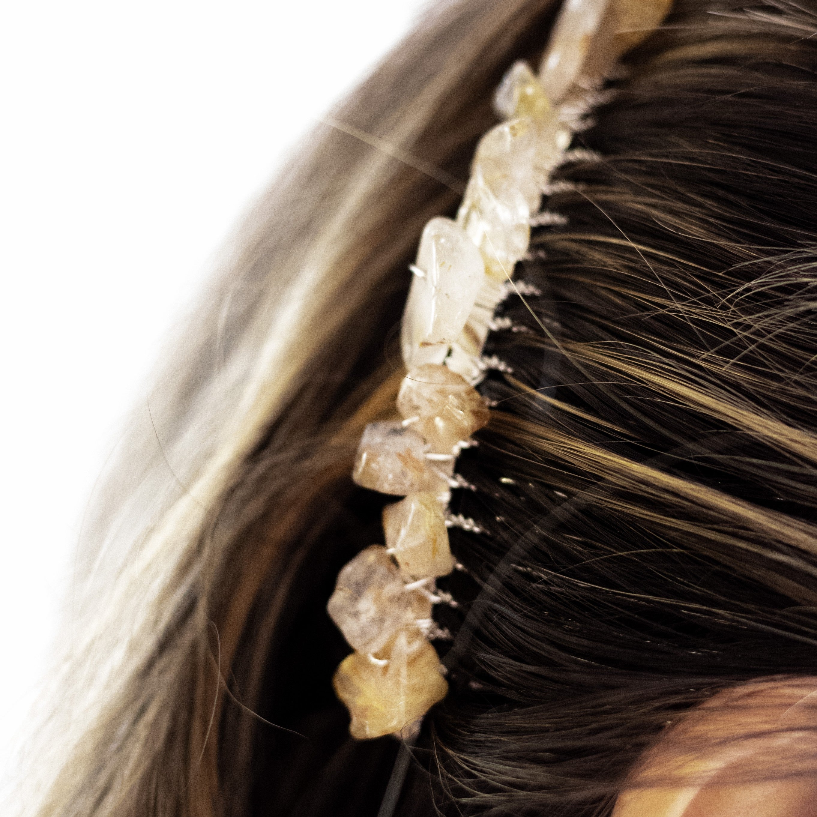 Rhodium Plated Hair Comb