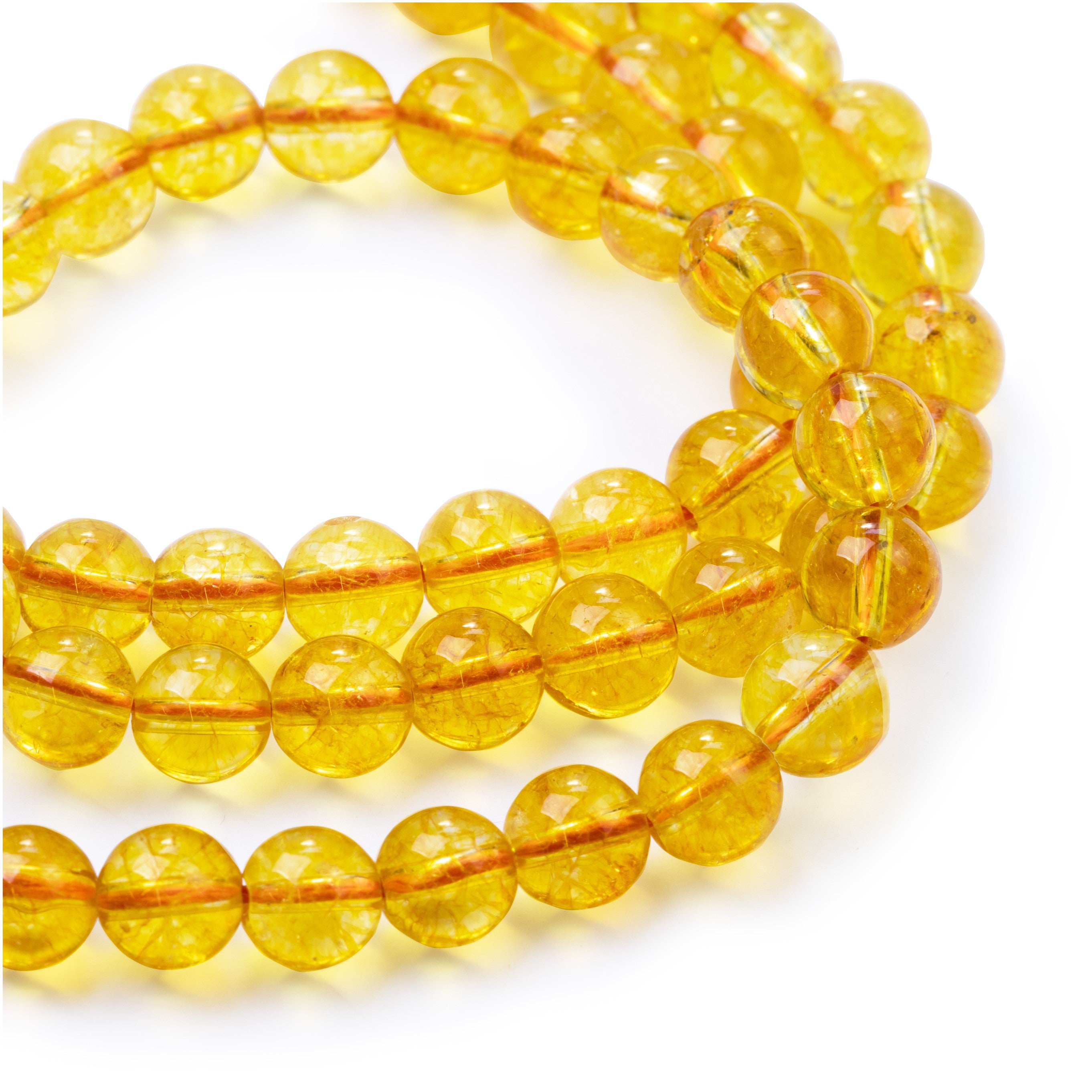Citrine Round Beads